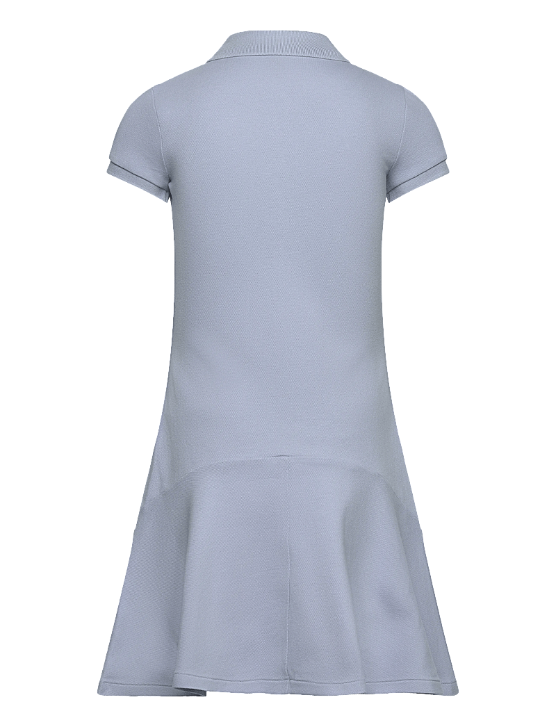 Ralph Lauren Kids - Stretch Mesh Polo Dress - kurzärmelige freizeitkleider - estate blue - 1