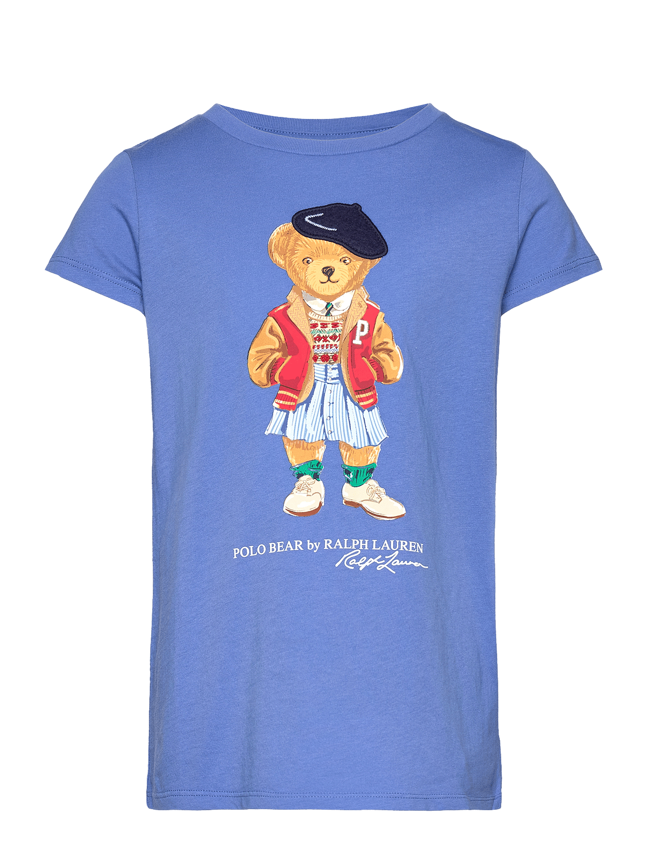 Polo Bear Cotton Jersey Tee - NEW ENGLAND