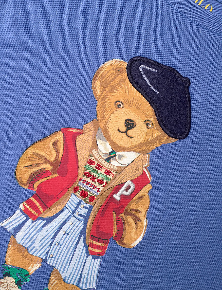 Ralph Lauren Kids - Polo Bear Cotton Jersey Tee - new england blue - 2