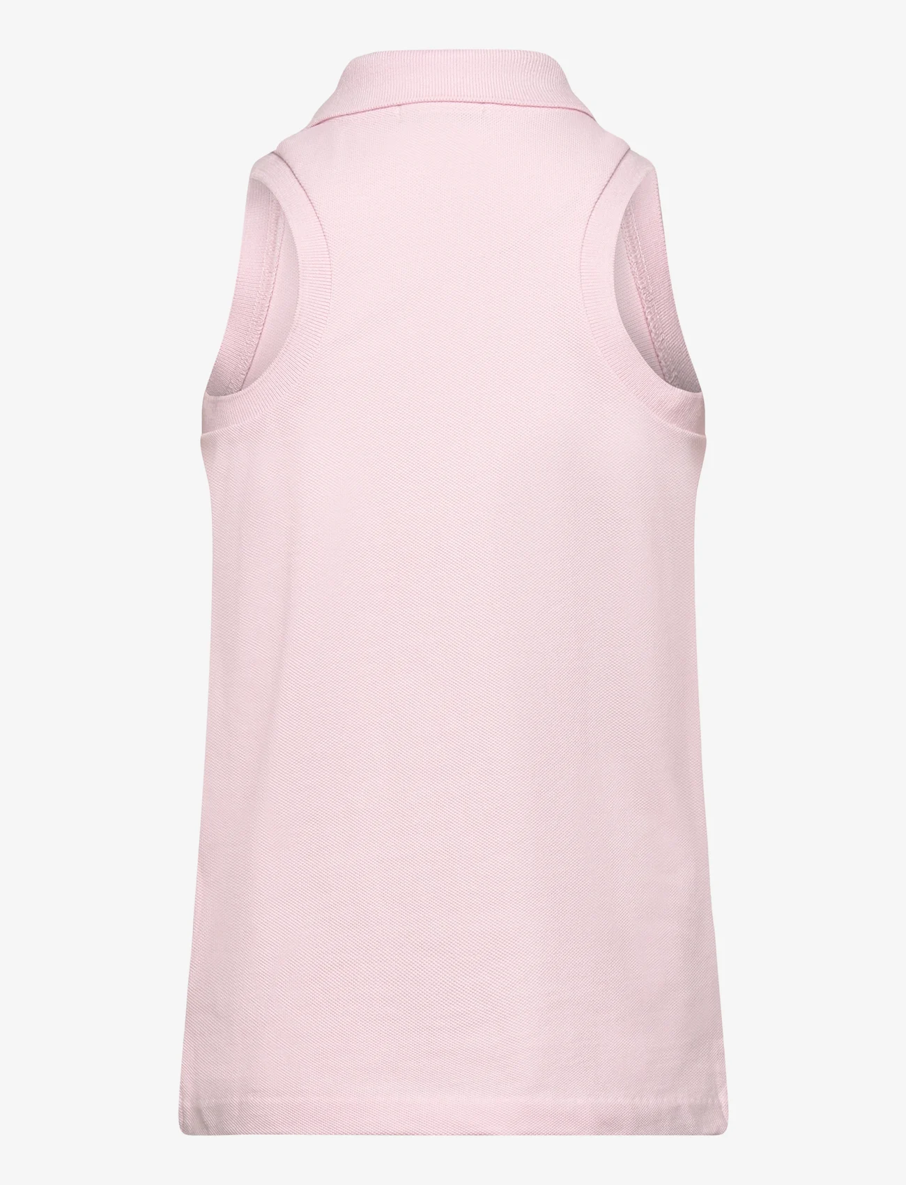 Ralph Lauren Kids - Sleeveless Cotton Mesh Polo Shirt - lyhythihaiset - hint of pink - 1