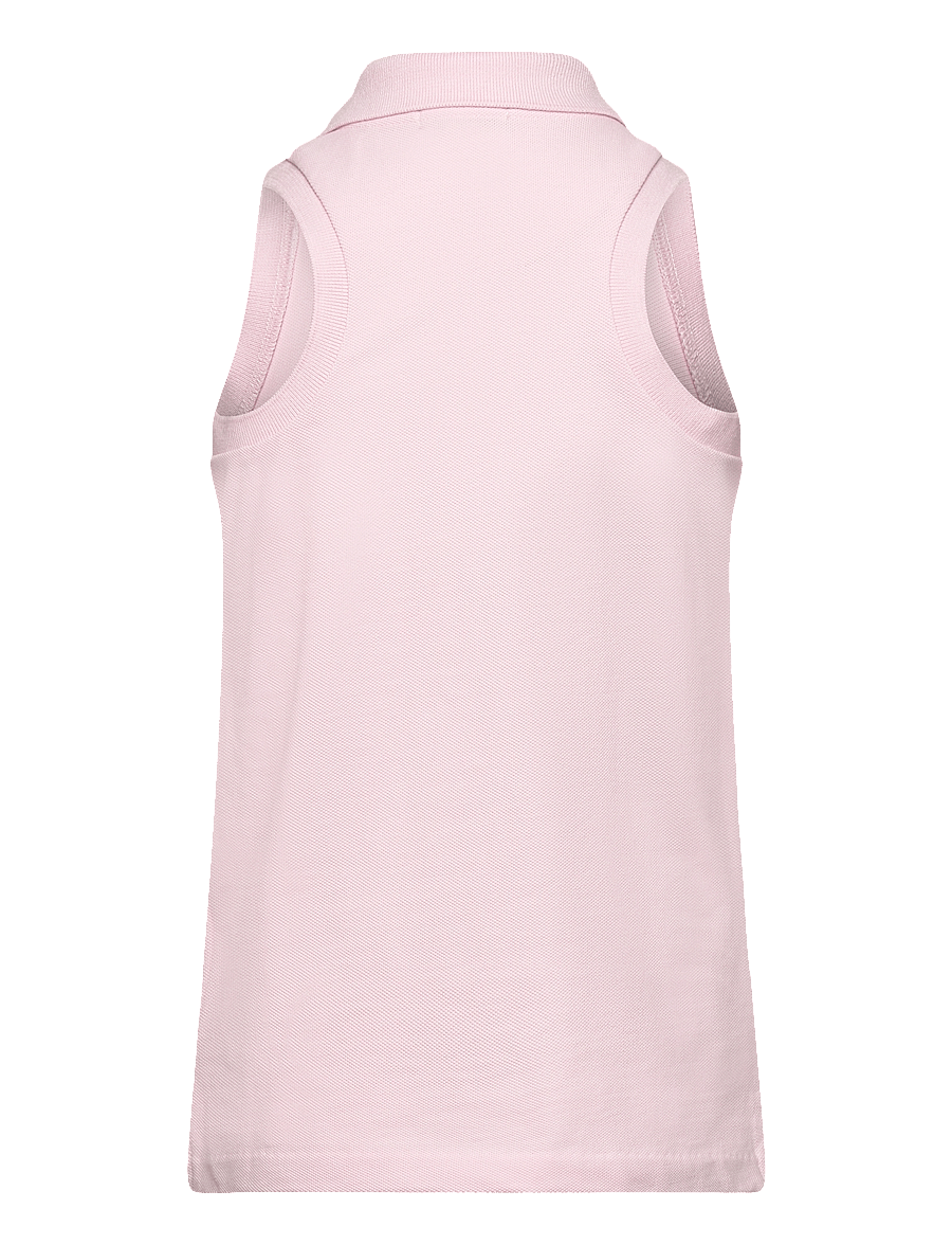 Ralph Lauren Kids - Sleeveless Cotton Mesh Polo Shirt - hint of pink - 1