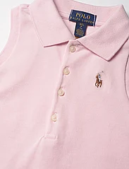 Ralph Lauren Kids - Sleeveless Cotton Mesh Polo Shirt - lyhythihaiset - hint of pink - 2