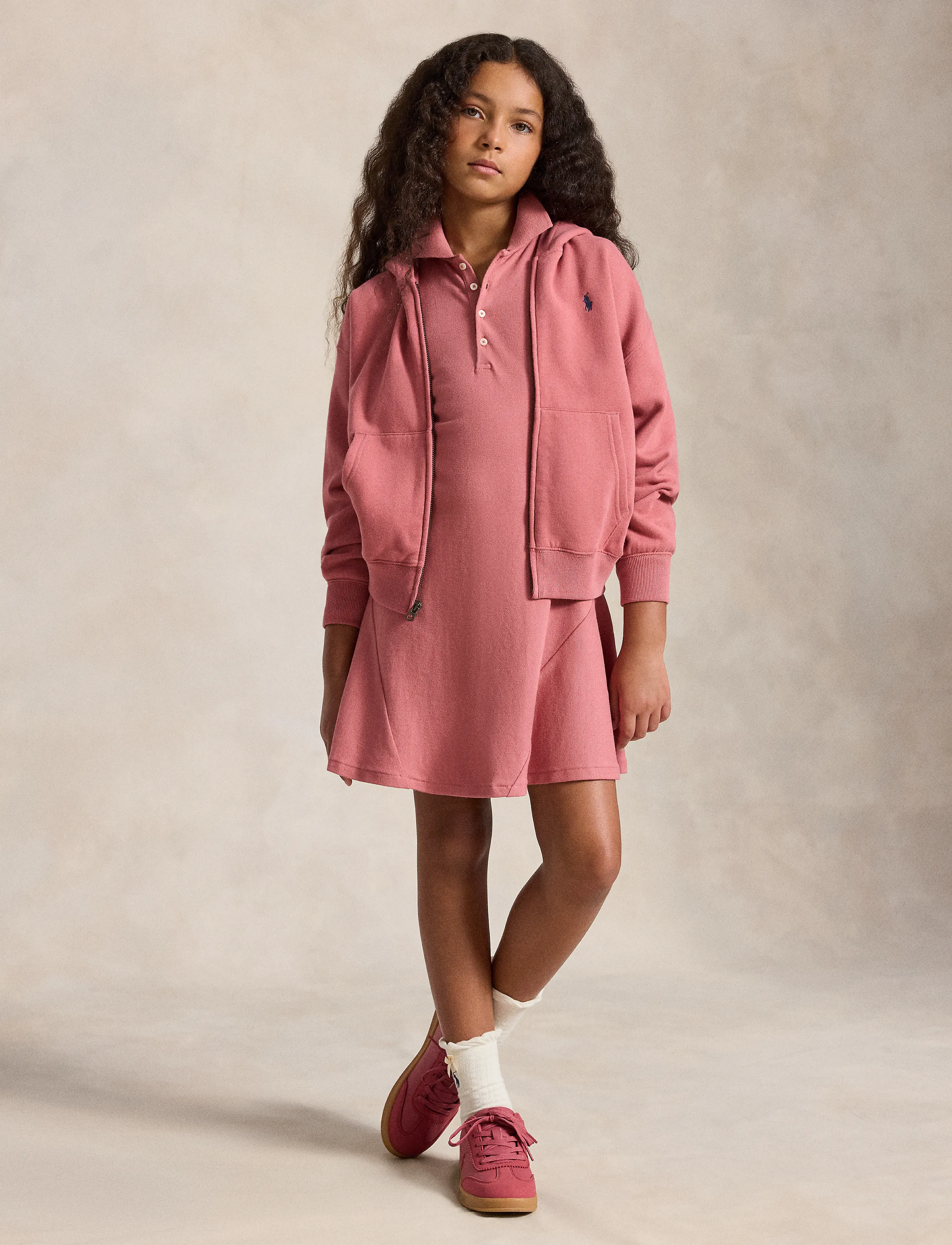 Ralph Lauren Kids - Fleece Full-Zip Hoodie - fleecejakker - canvas pink - 3