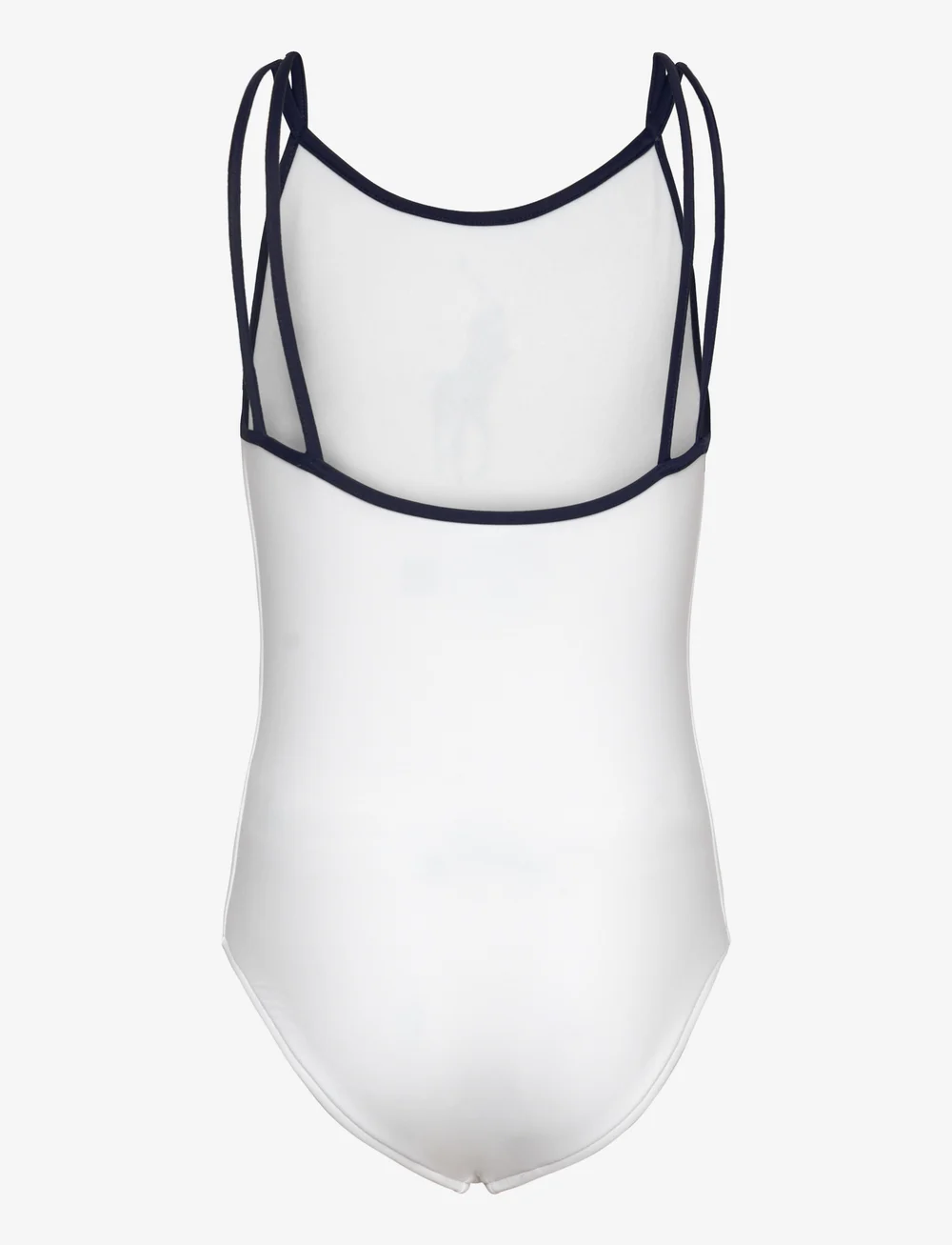 Ralph Lauren Kids - Big Pony One-Piece Swimsuit - badeanzüge - white w/ newport - 1