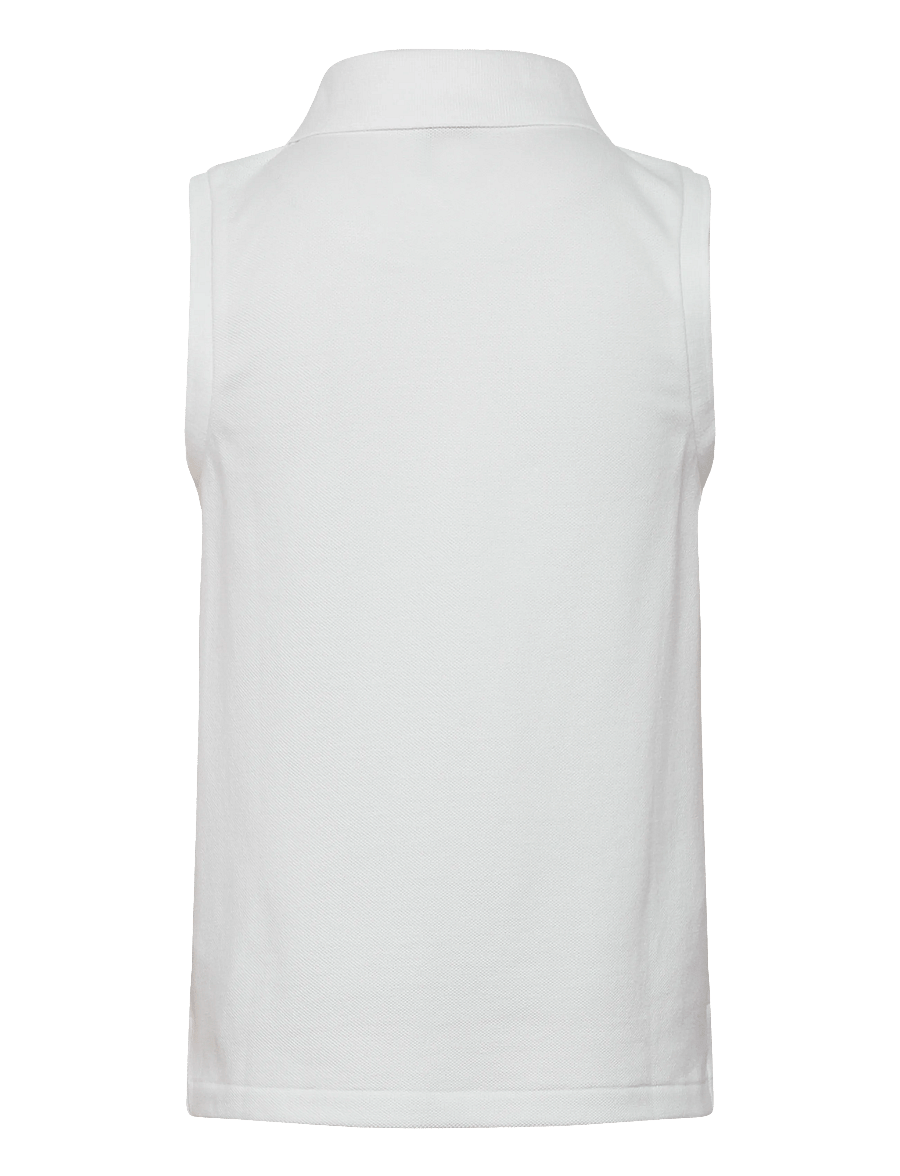 Ralph Lauren Kids - STRETCH MESH-SLVLSSPOLO-KN-PSH - tanktops - white - 1