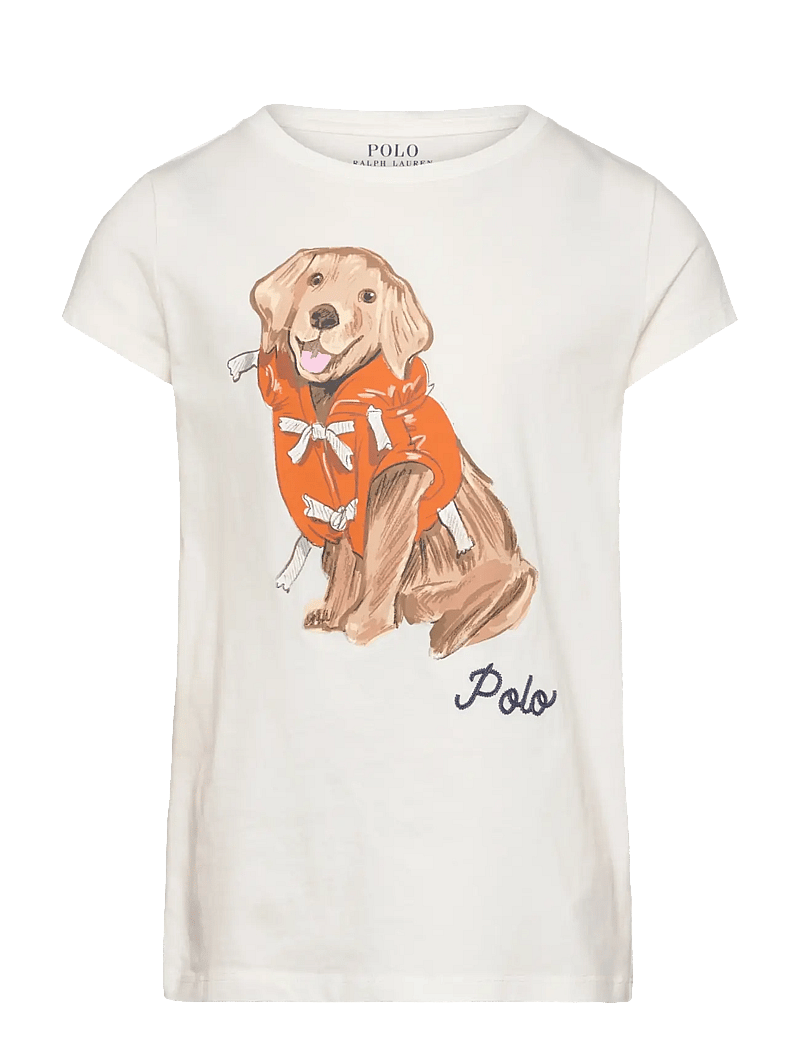 Ralph Lauren Kids Dog-print Cotton Jersey Tee (RAF313965147