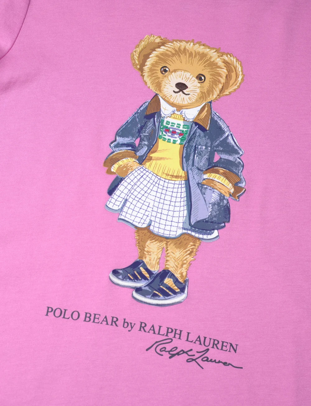 Ralph Lauren Kids - Polo Bear Cotton Jersey Tee - kurzärmelige - laguna pink - 2