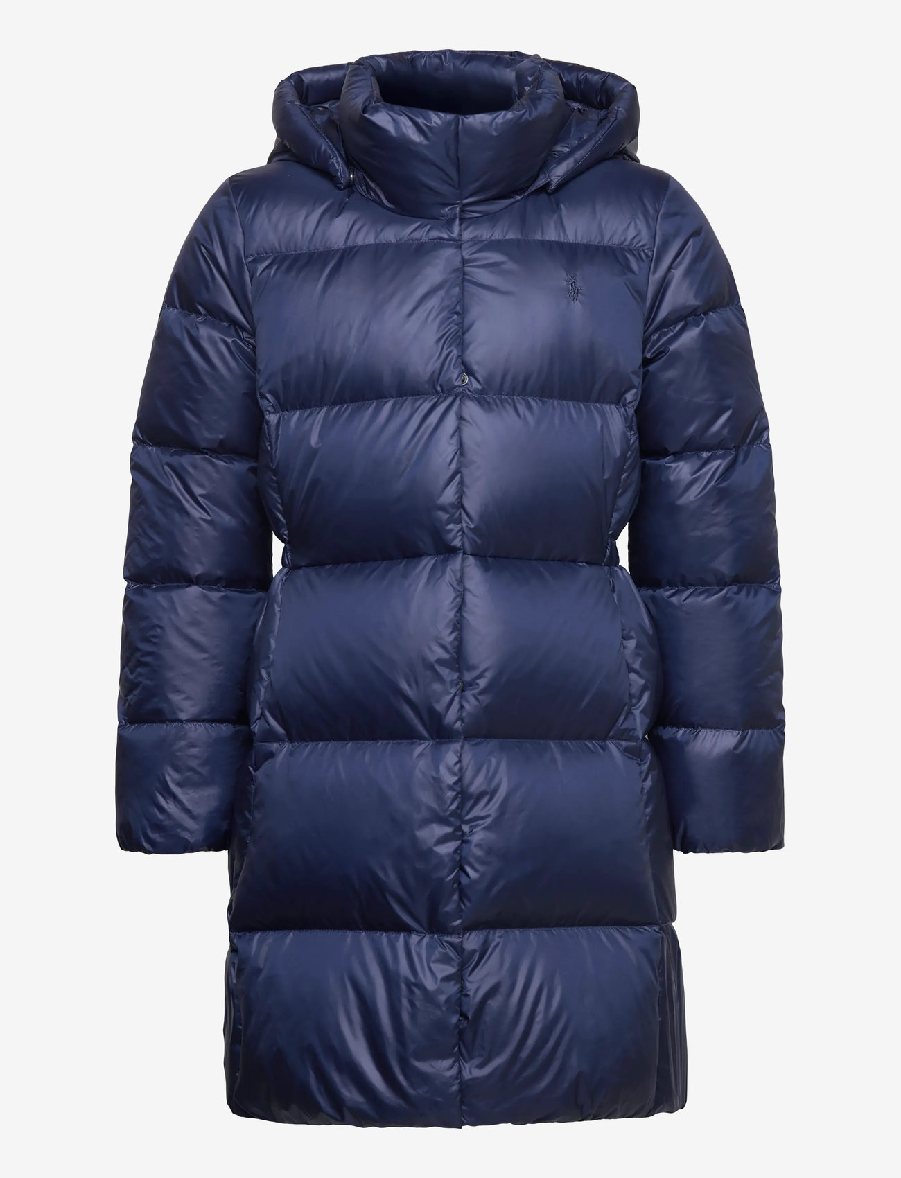Ralph Lauren Kids - Down Hooded Long Jacket - dunjakker - newport navy - 0