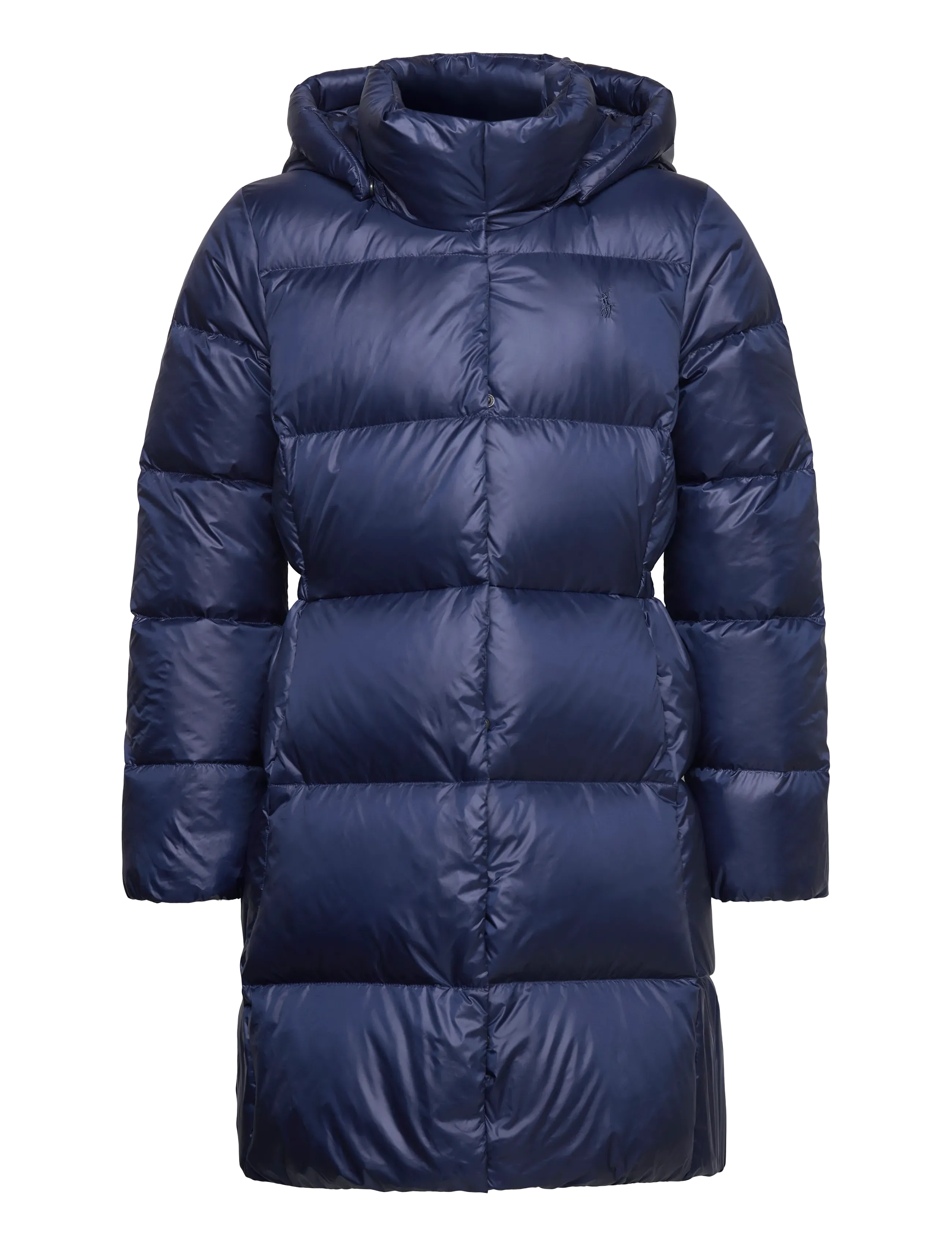 Ralph Lauren Kids Down Hooded Long Jacket - Vinterjackor - NEWPORT NAVY / navy