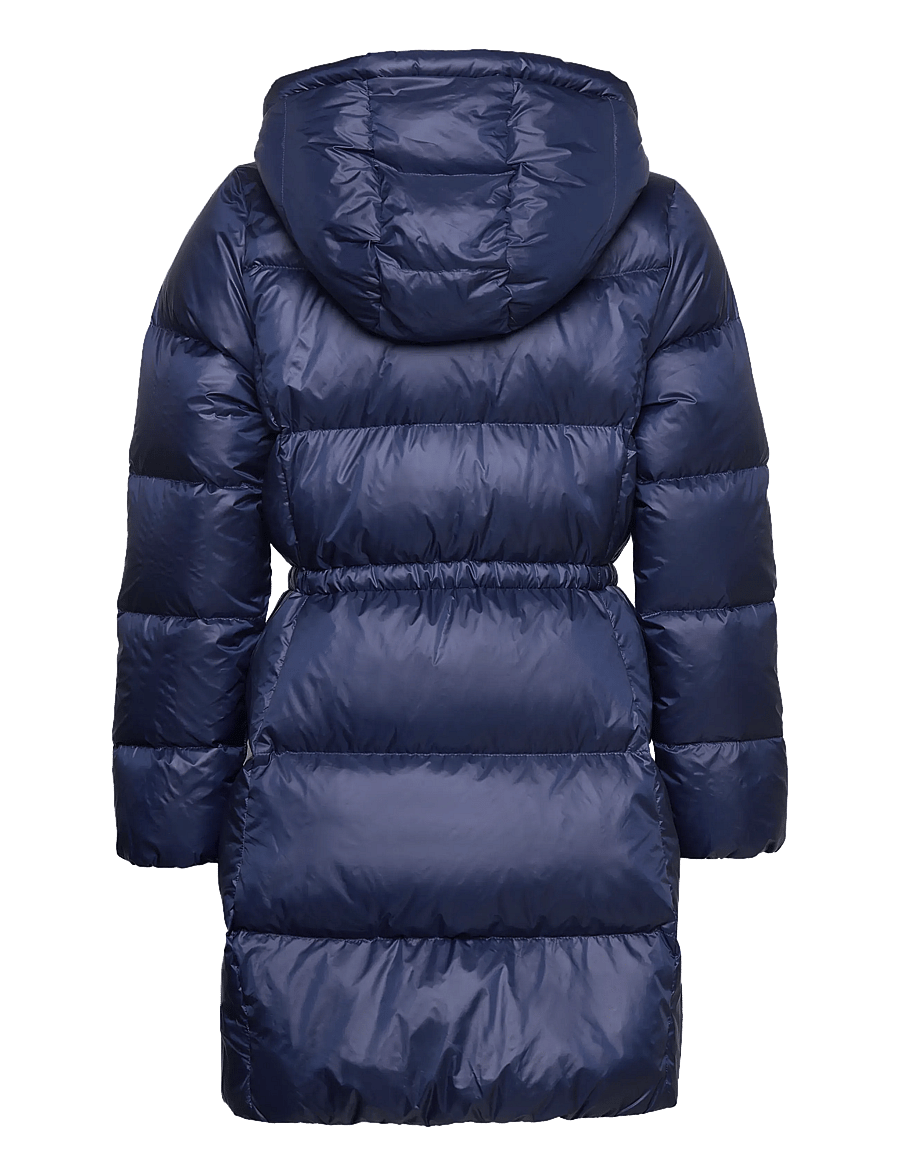 Ralph Lauren Kids - Down Hooded Long Jacket - daunen- und steppjacken - newport navy - 1