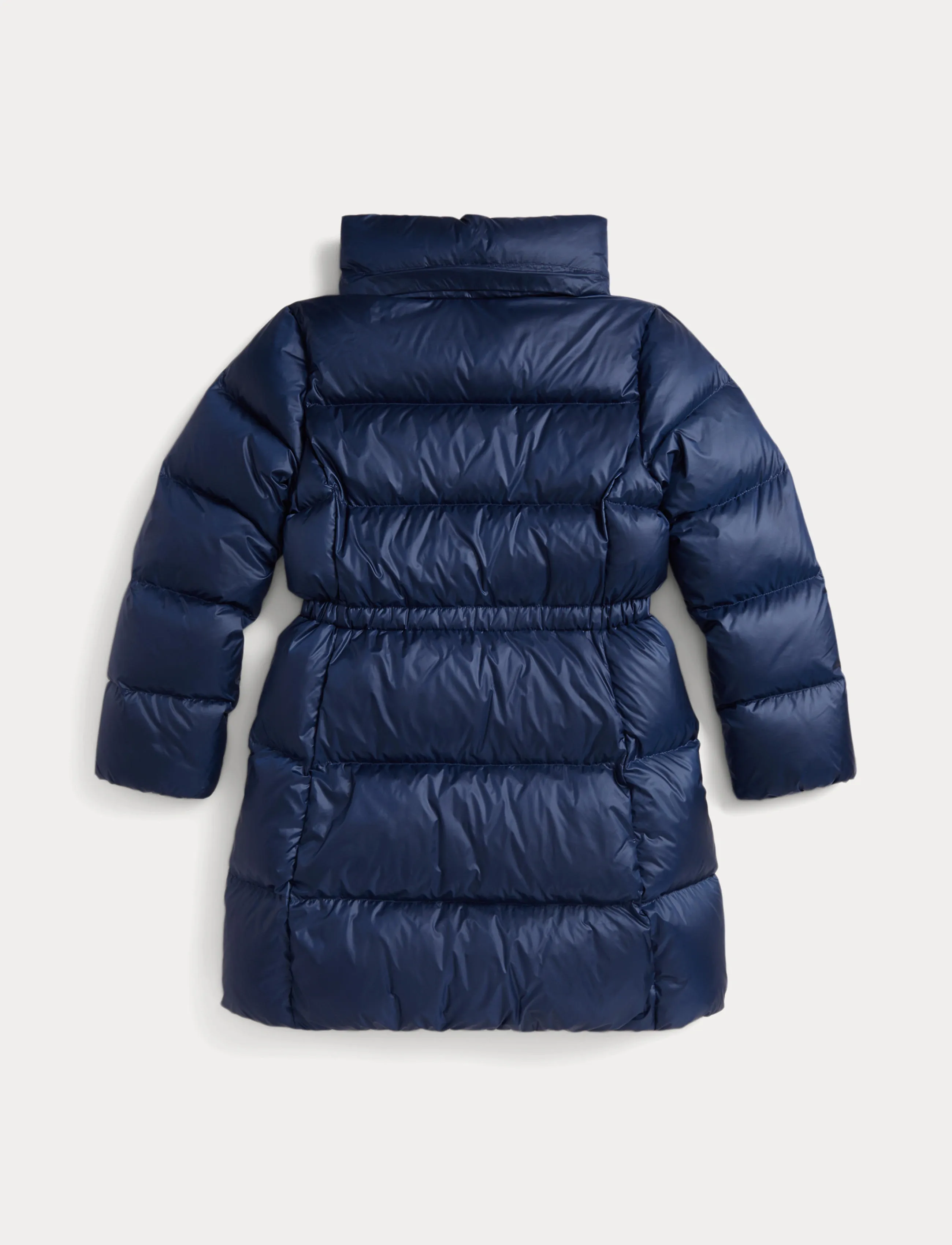 Ralph Lauren Kids - Down Hooded Long Jacket - dunjakker - newport navy - 2