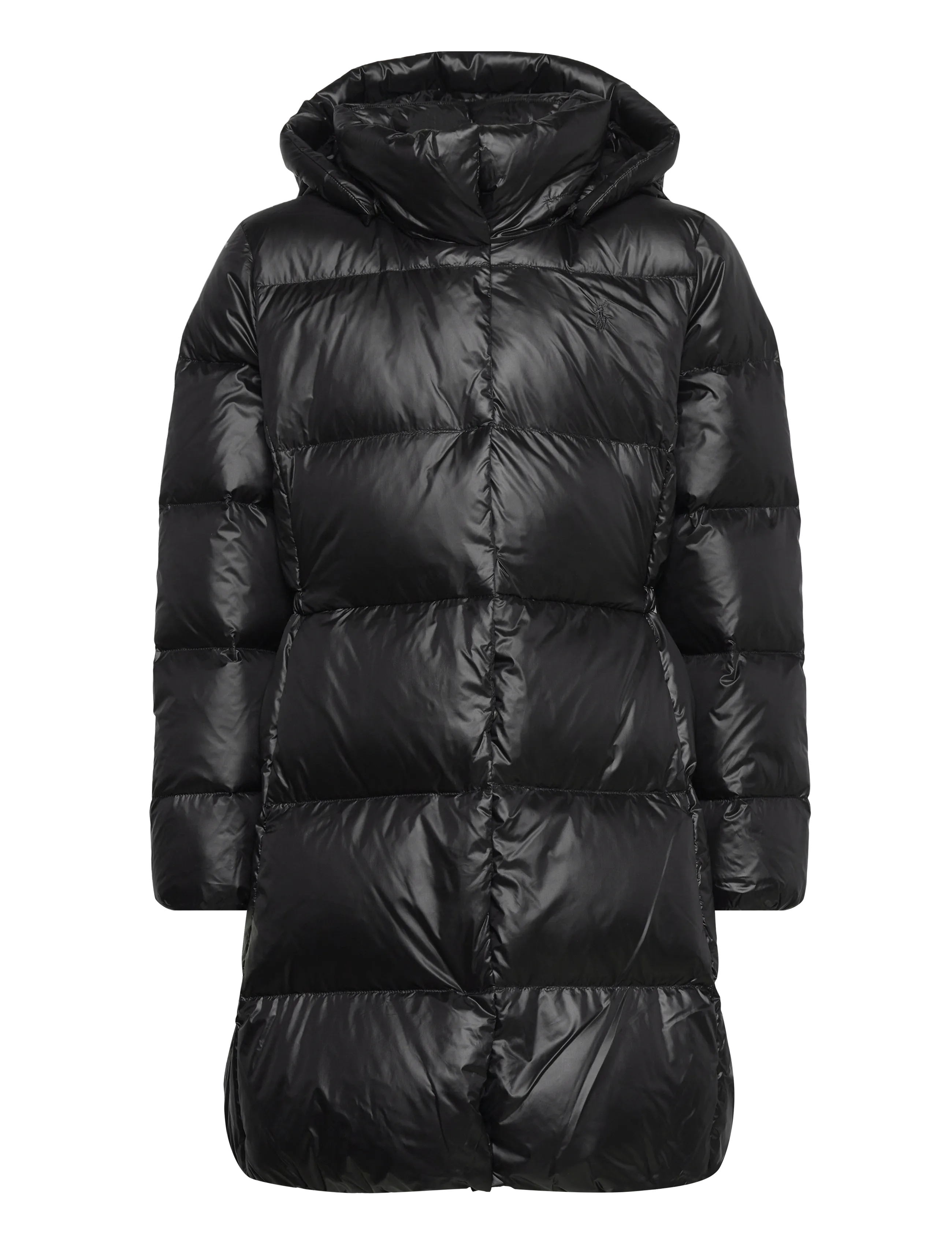 Ralph Lauren Kids Down Hooded Long Jacket - Polo Ralph Lauren - POLO BLACK / black
