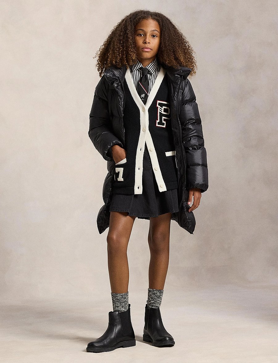 Ralph Lauren Kids - Down Hooded Long Jacket - veste rembourrée - polo black - 4