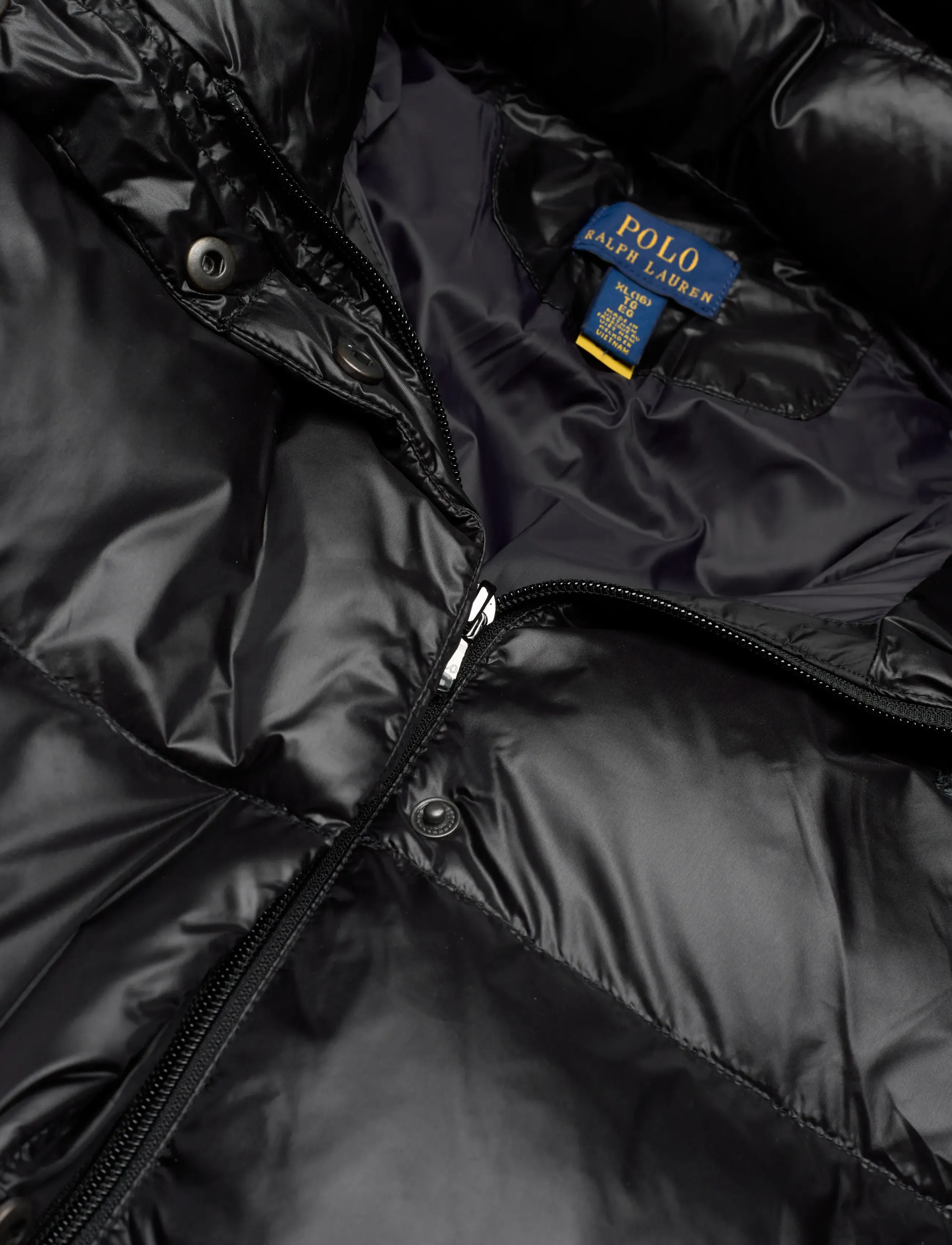 Ralph Lauren Kids - Down Hooded Long Jacket - veste rembourrée - polo black - 5