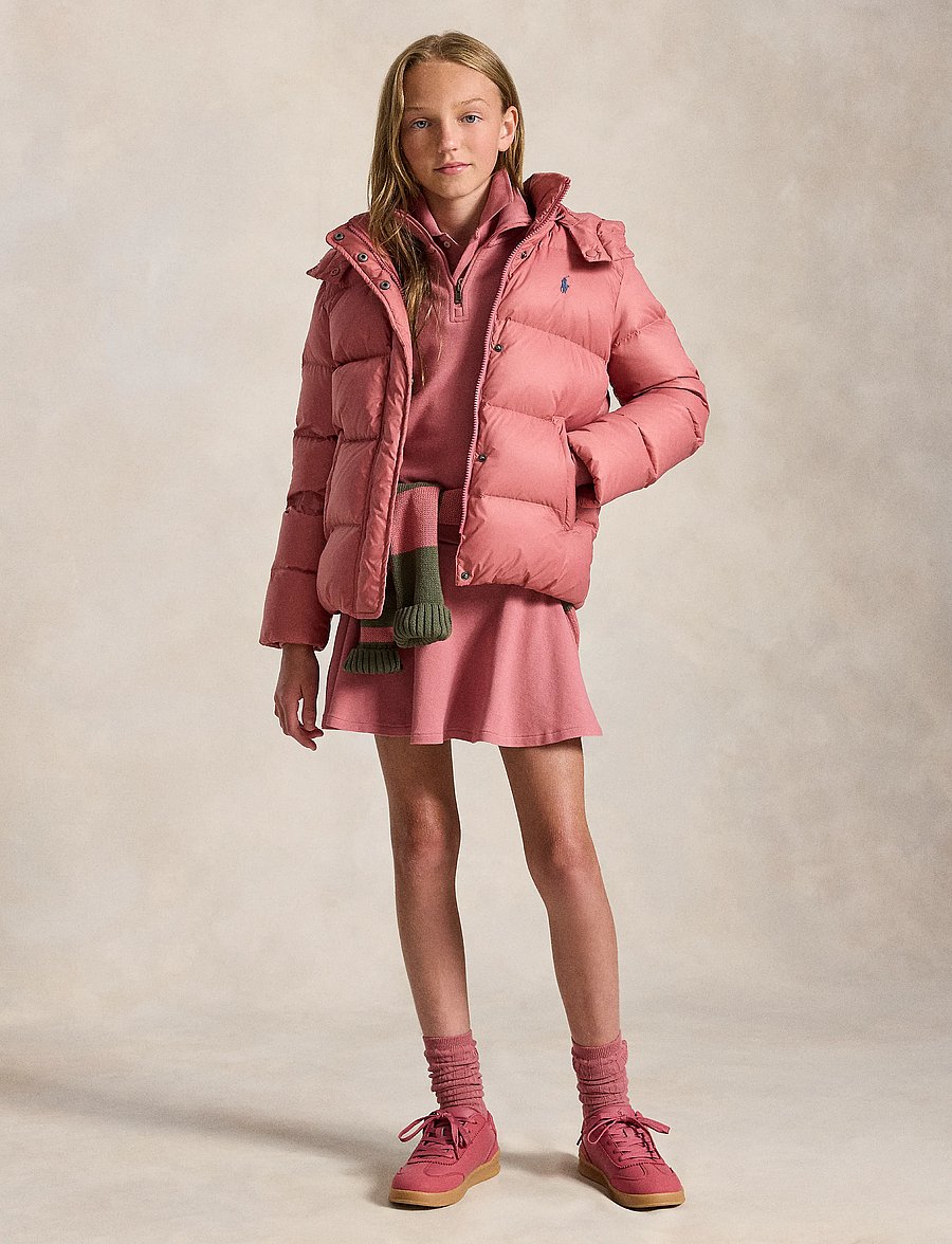 Ralph Lauren Kids - Down Hooded Jacket - winterjacke - canvas pink - 4