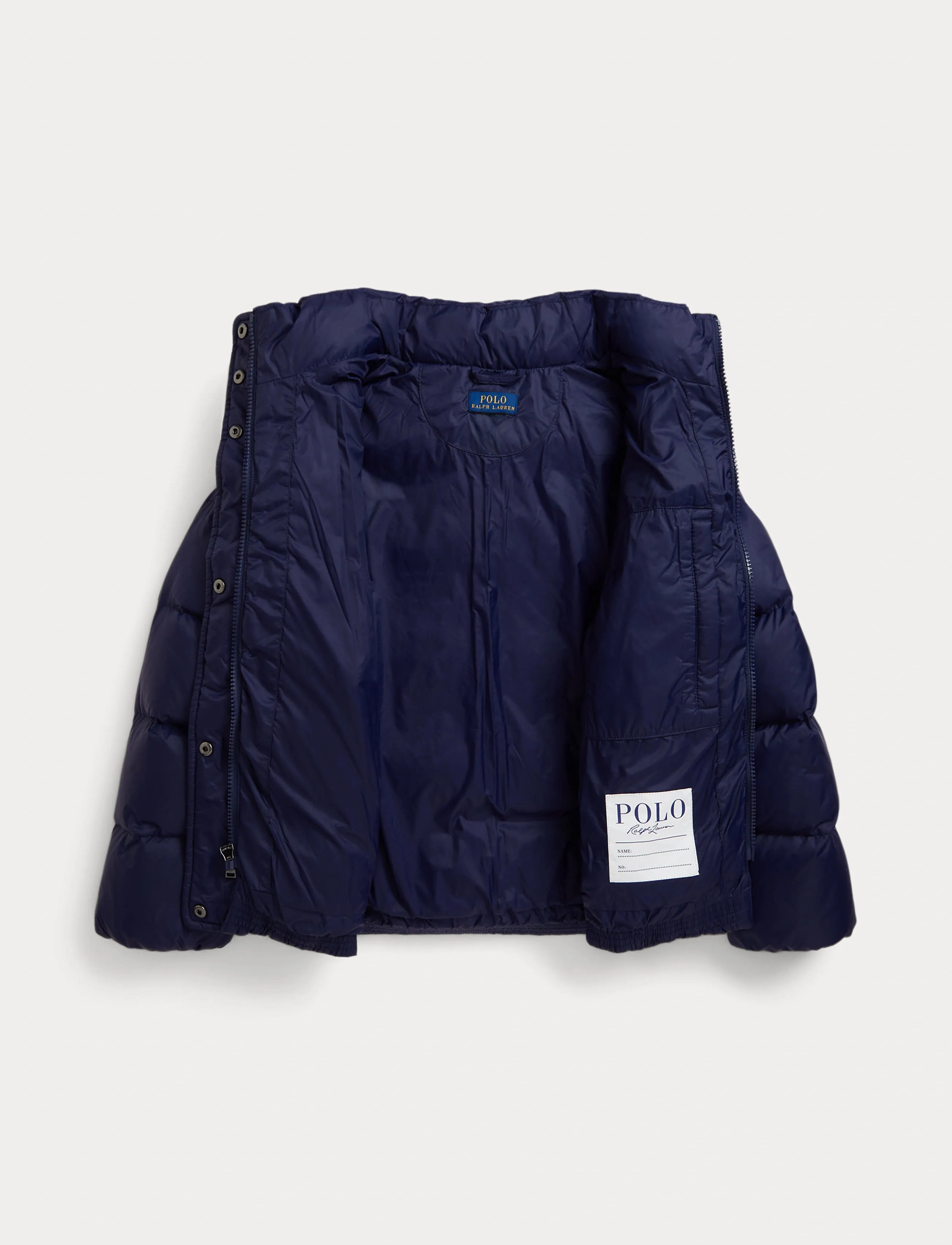 Ralph Lauren Kids - Down Hooded Jacket - kurtka zimowa - newport navy w wh - 5