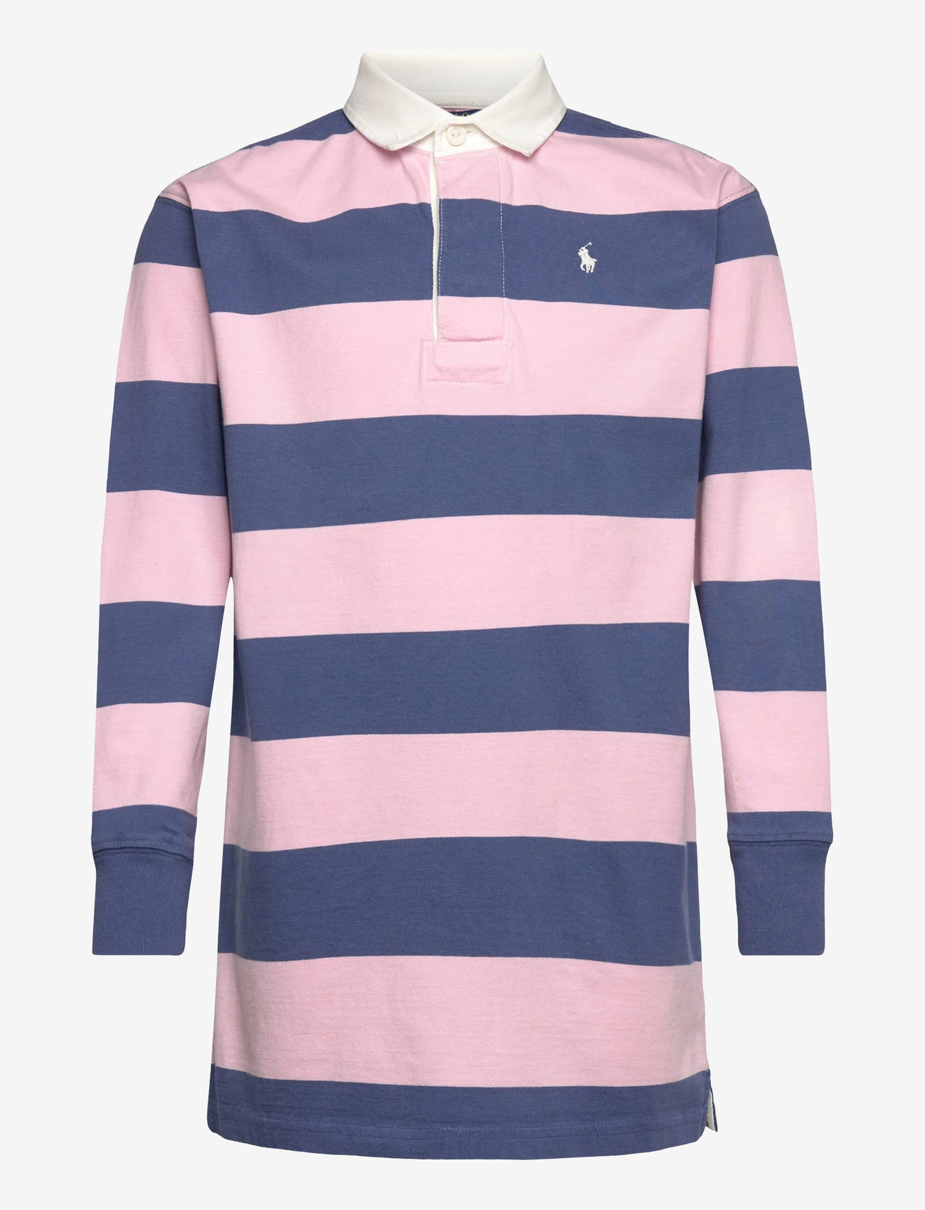 Ralph Lauren Kids Striped Cotton Jersey Rugby Dress (RAF313971038)  Long-sleeved polos