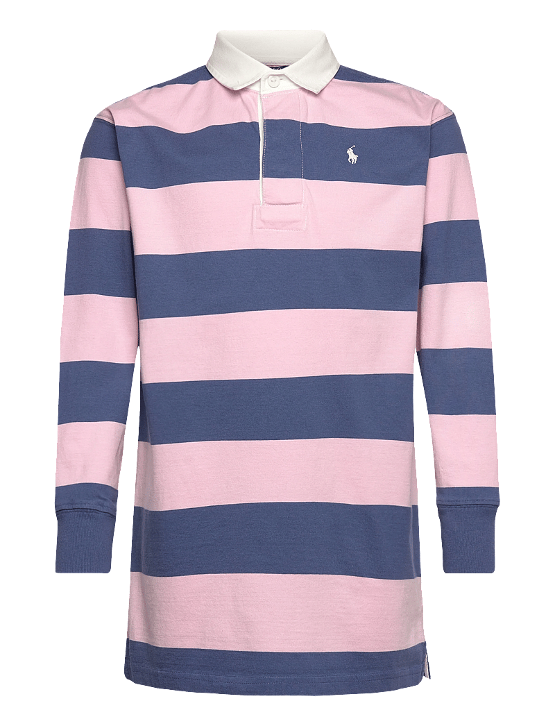 Ralph Lauren Kids Striped Cotton Jersey Rugby Dress (RAF313971038) Long-sleeved polos