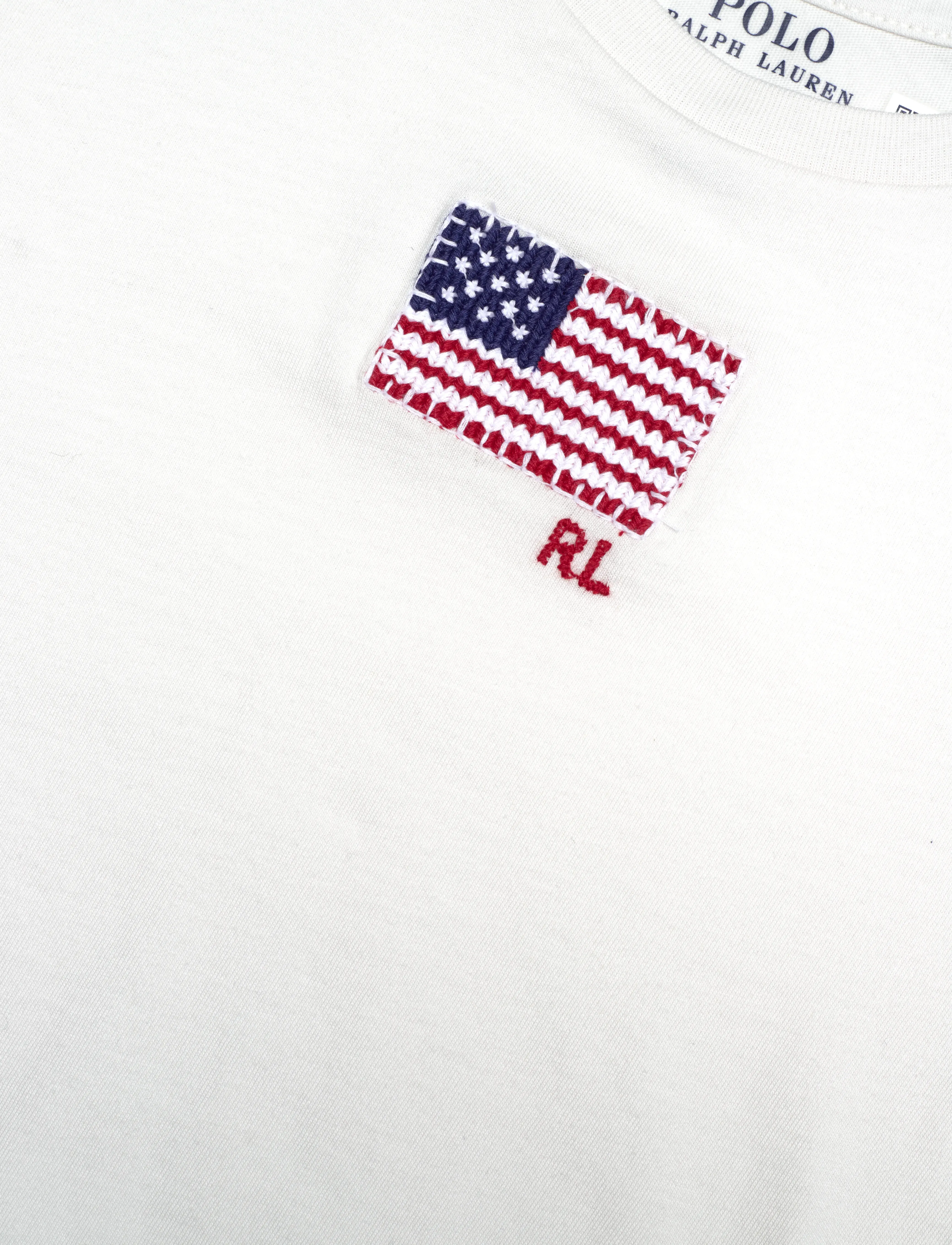 Ralph Lauren Kids - Flag-Appliqué Cotton Jersey Tee - nevis - 2