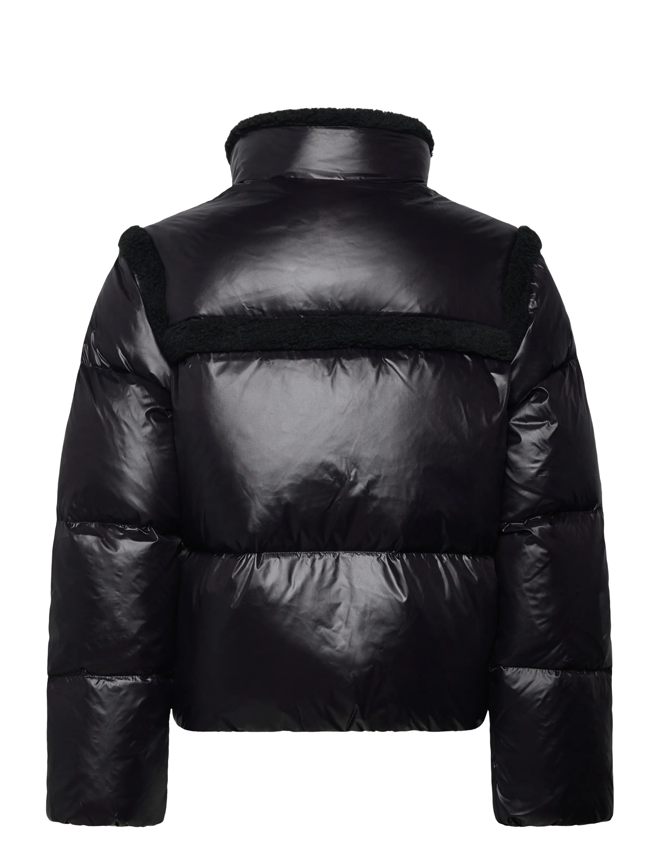 Ralph Lauren Kids - Teddy Fleece–Trim Down Boxy Jacket - winterjacke - polo black - 1