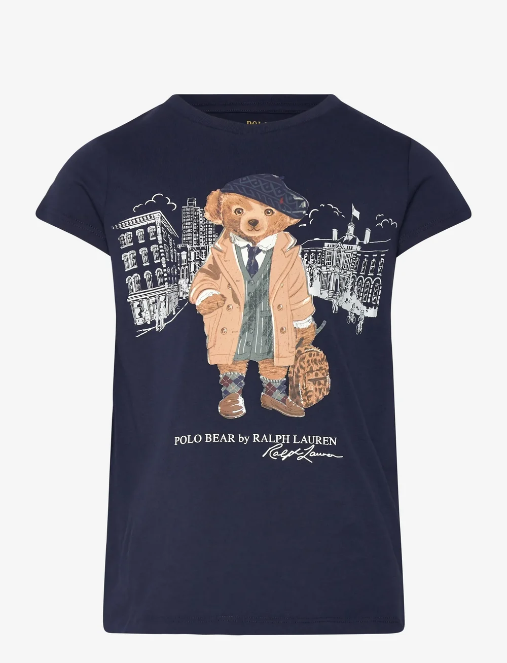 Ralph Lauren Kids - Polo Bear Cotton Jersey Tee - kurzärmelige - refined navy - 1