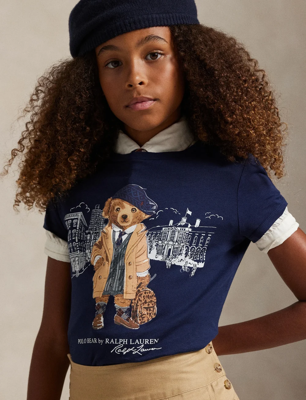 Ralph Lauren Kids - Polo Bear Cotton Jersey Tee - kurzärmelige - refined navy - 3