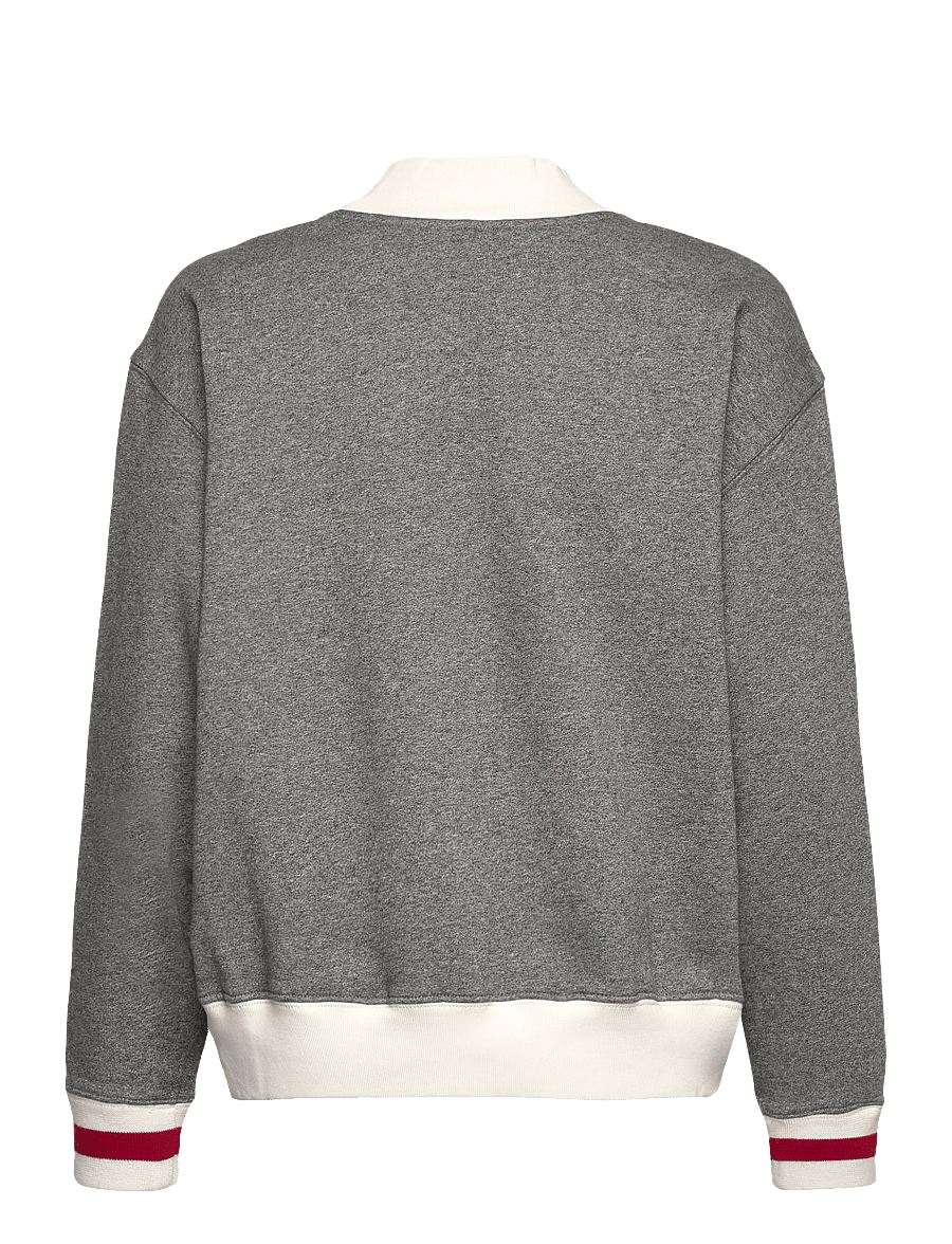 Ralph Lauren Kids - Flag Fleece Mockneck Sweatshirt - sweatshirts - vintage pepper he - 1
