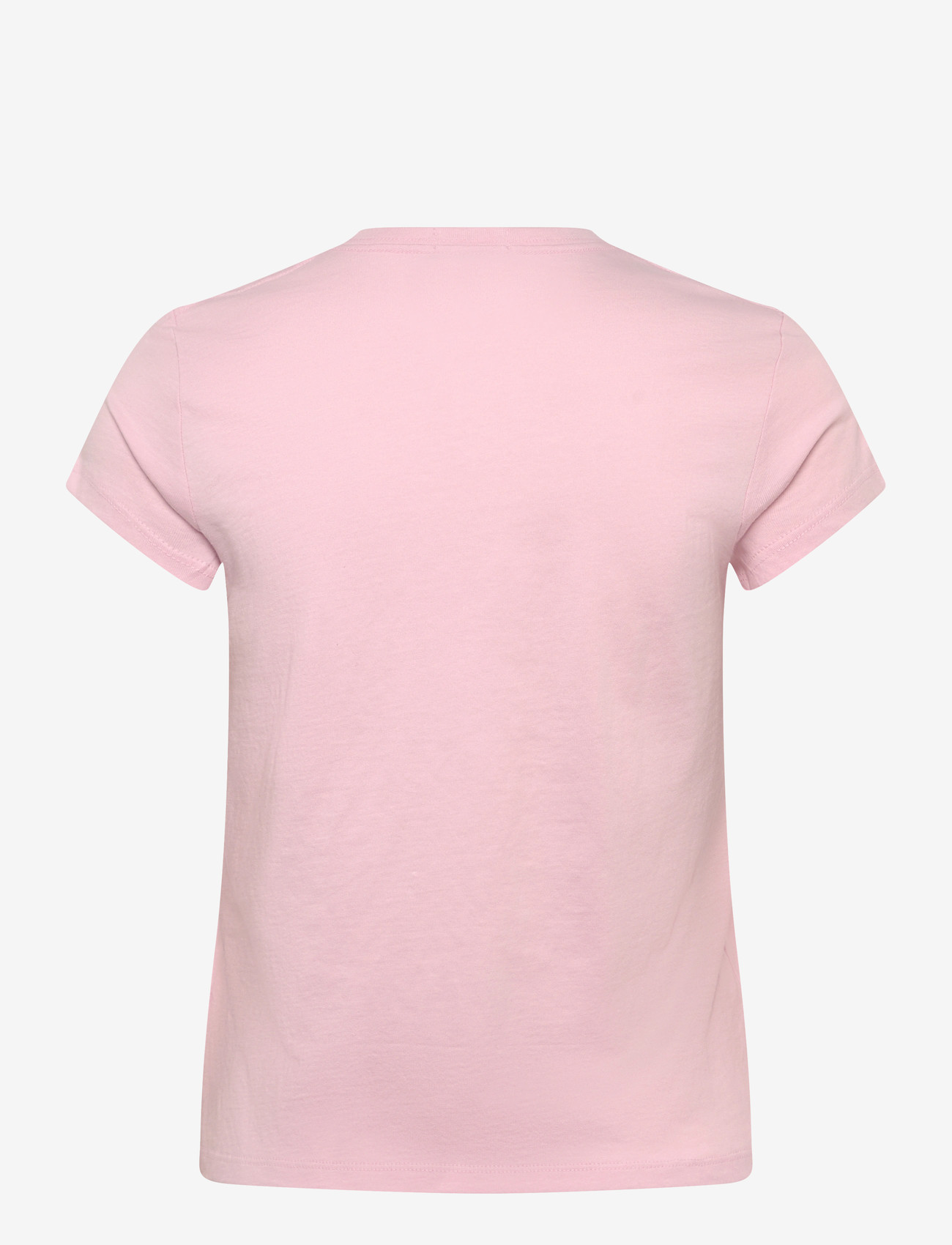 Ralph Lauren Kids - Cotton Jersey V-Neck Tee - kortærmede t-shirts - hint of pink - 1
