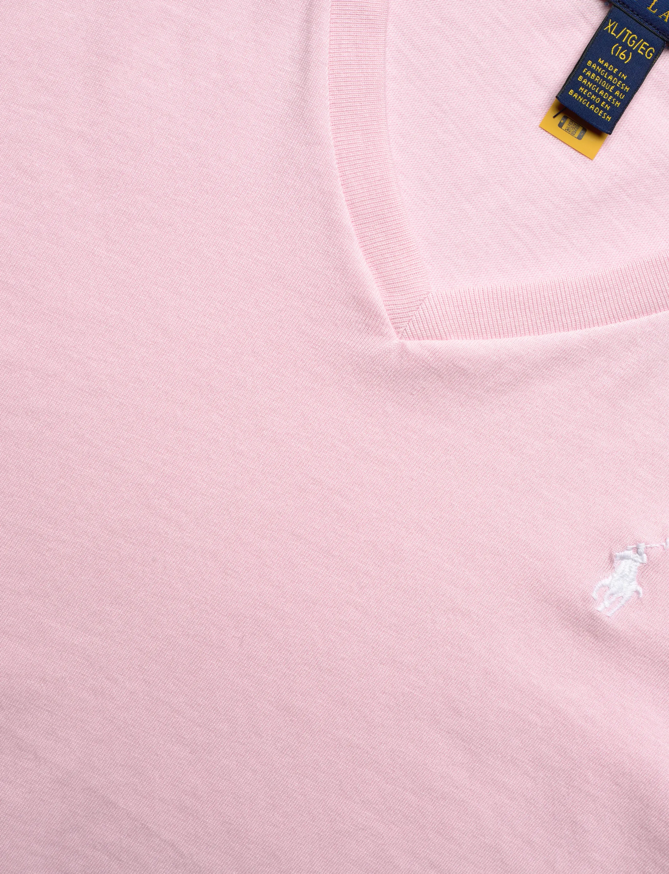 Ralph Lauren Kids - 30/1 JERSEY-KNT-T-SHIRT - kortärmade t-shirts - hint of pink - 2
