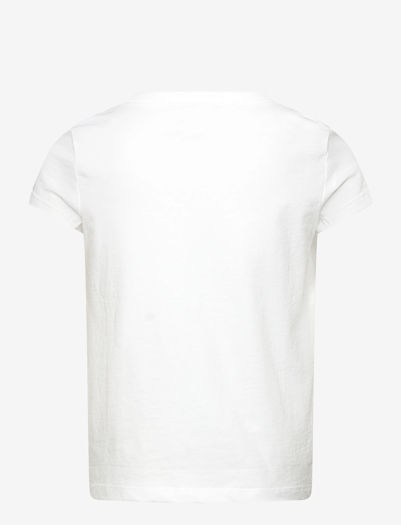 Ralph Lauren Kids - Cotton Jersey V-Neck Tee - kortärmade t-shirts - white - 1