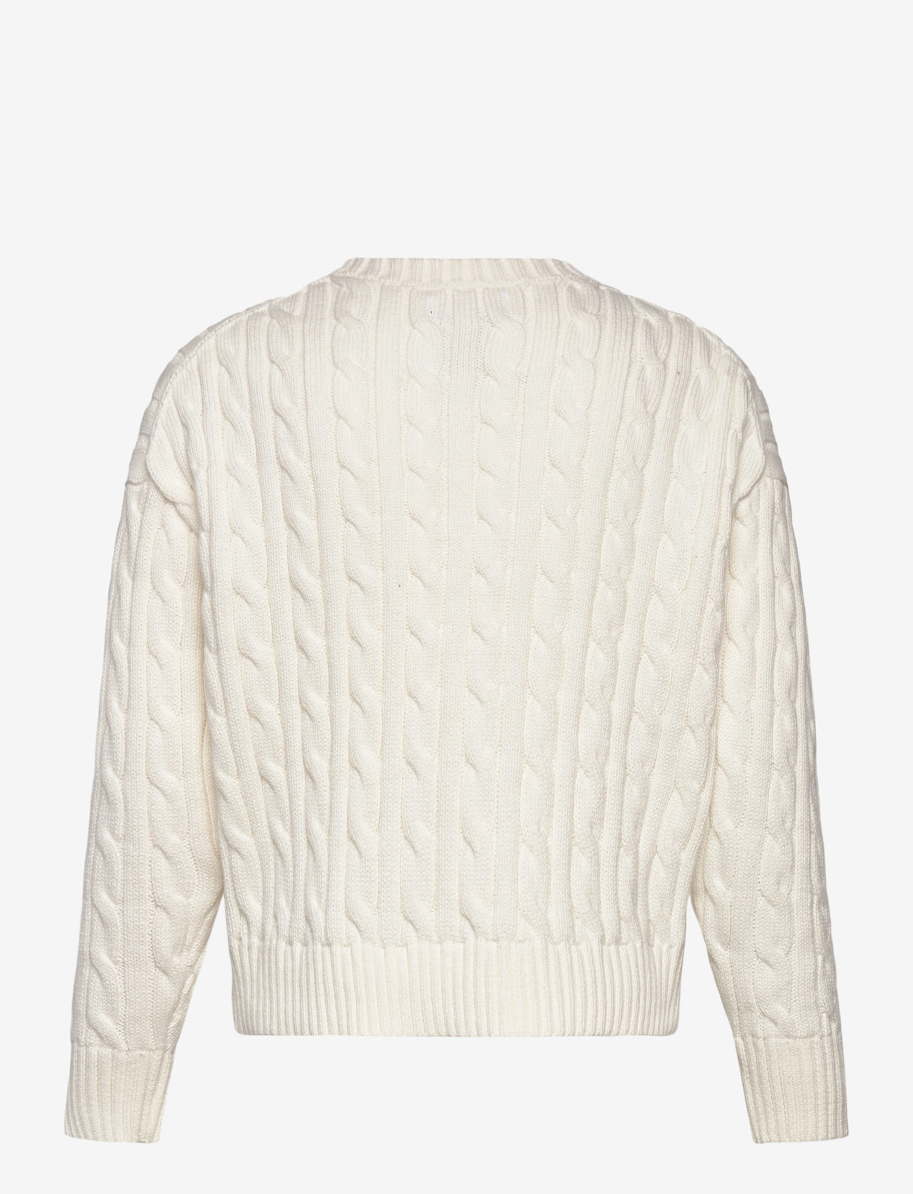 Ralph Lauren Kids - 20/2 COTTON-SWEATER-PULLOVER - stickade tröjor - deckwash white - 2