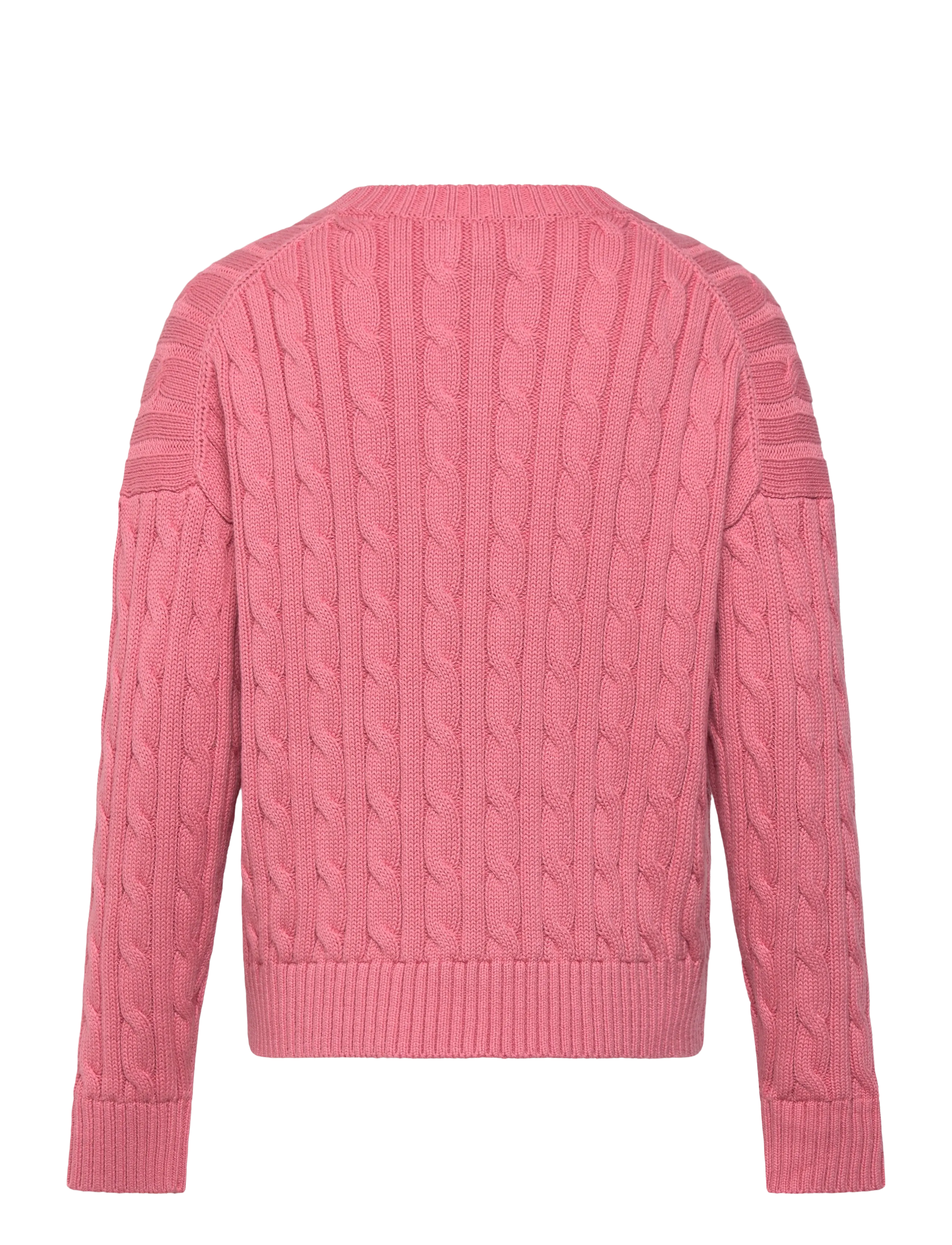Ralph Lauren Kids - 20/2 COTTON-SWEATER-PULLOVER - pullover - desert rose - 1