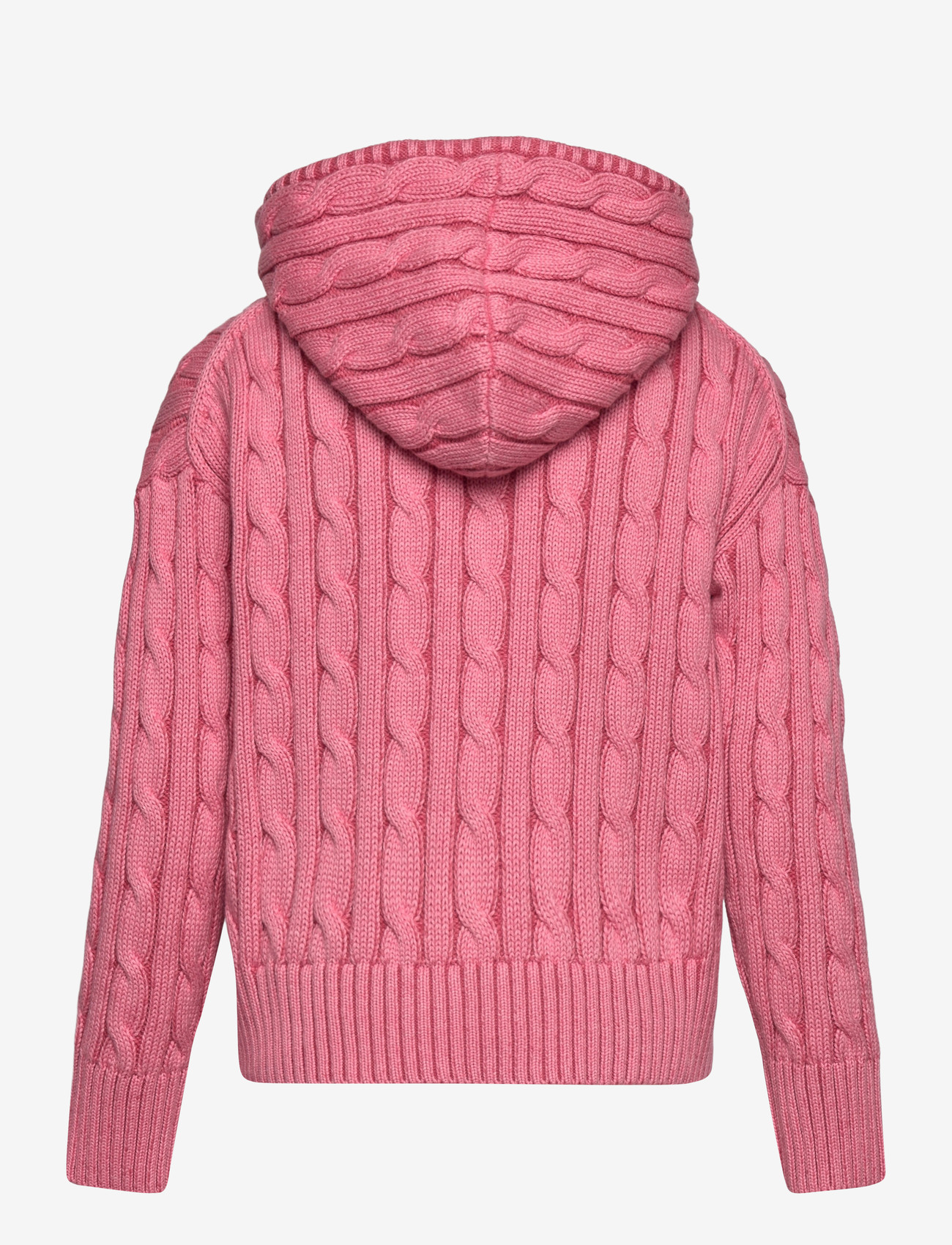 Ralph Lauren Kids - 20/2 COTTON-SWEATER-FULL ZIP - cardigans - pink heather - 1