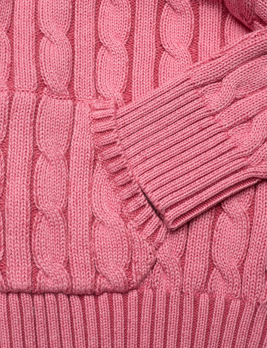 Ralph Lauren Kids - 20/2 COTTON-SWEATER-FULL ZIP - cardigans - pink heather - 3