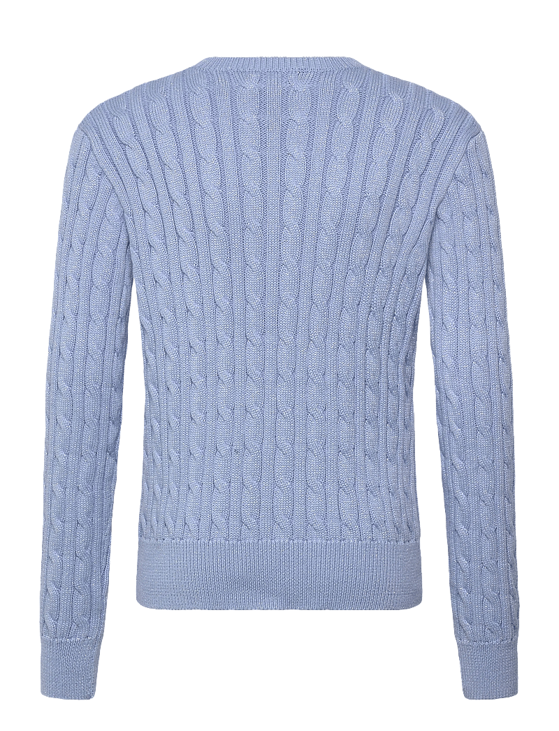 Ralph Lauren Kids - 2/20 COTTON-SWEATER-CARDIGAN - kardiganid - chambray blue w - 1