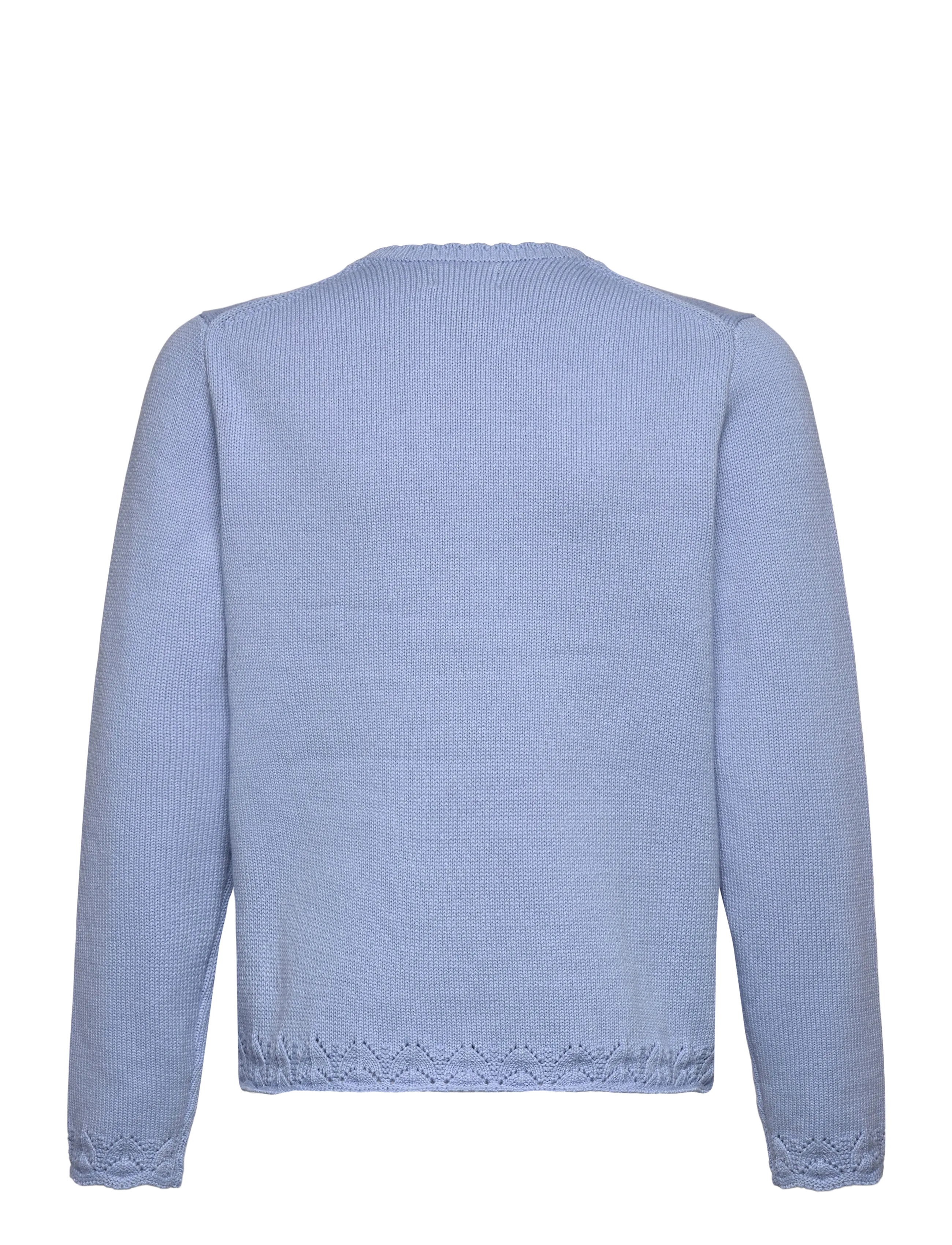 Ralph Lauren Kids - Dog Scalloped Crewneck Sweater - neulepuserot - chambray blue - 1