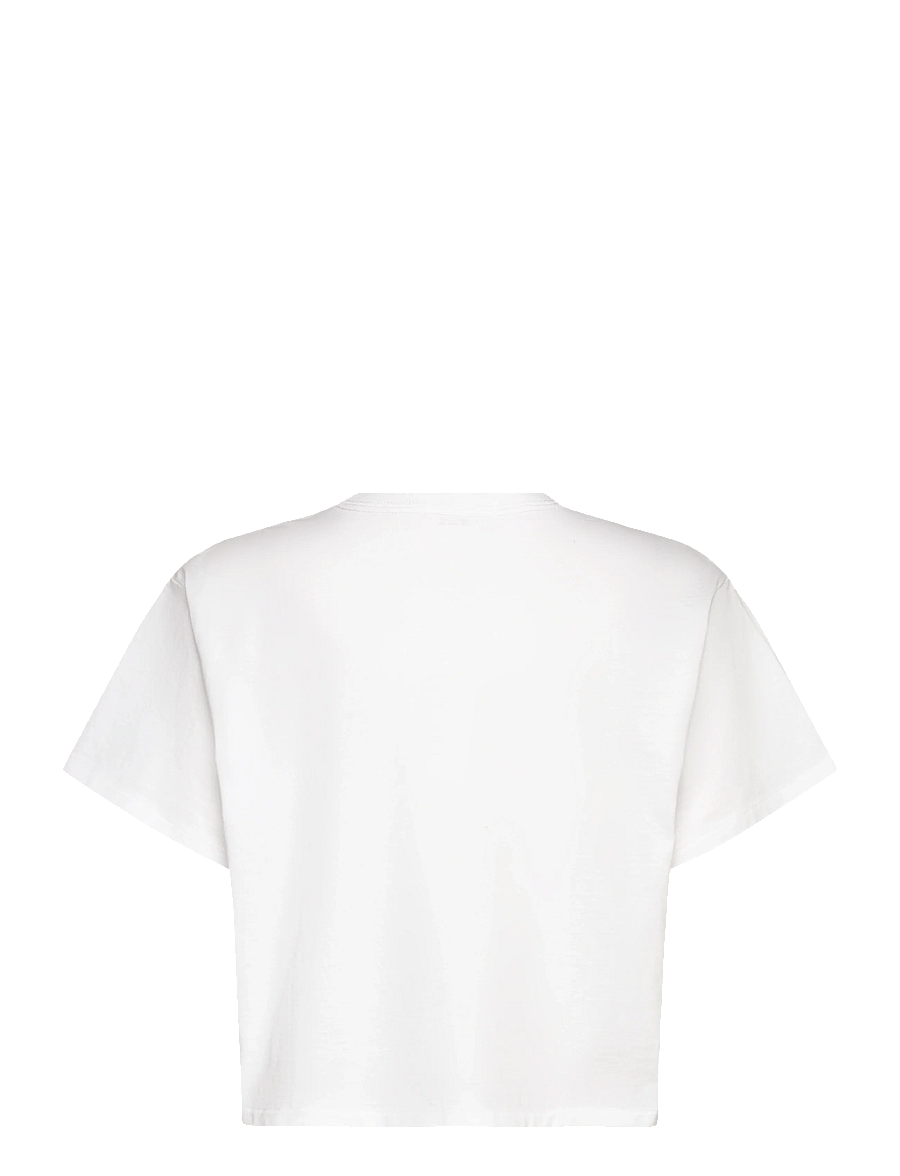 Ralph Lauren Kids - Floral Flag Cotton Jersey Boxy Tee - kortærmede t-shirts - white - 1