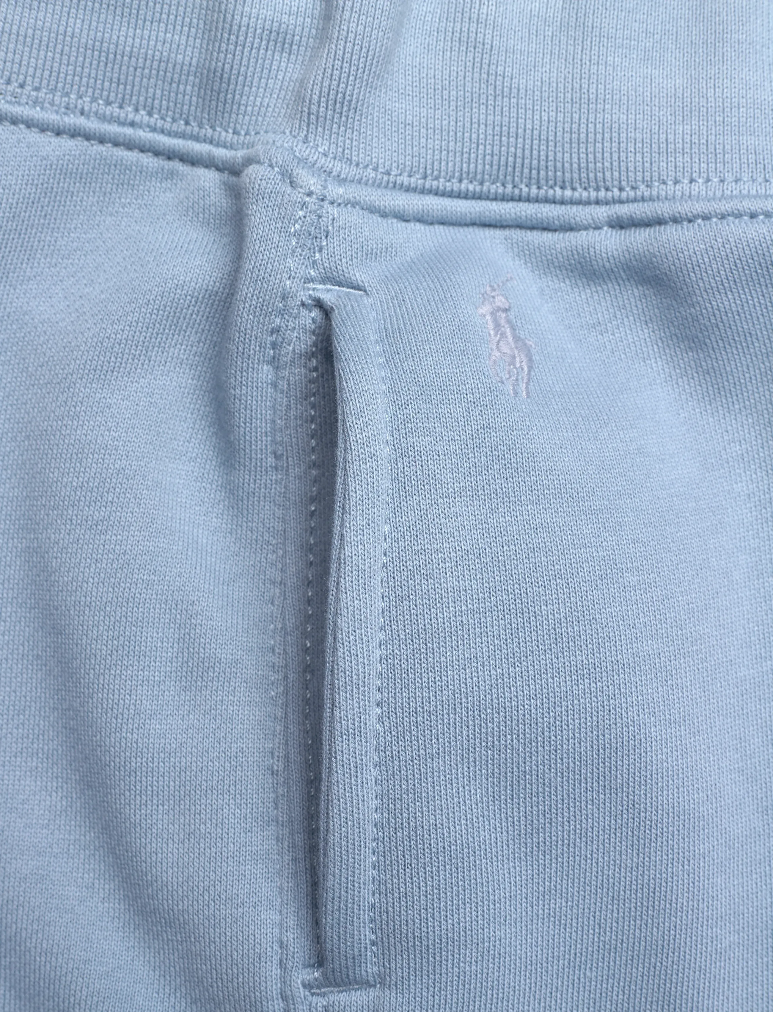 Ralph Lauren Kids - Eyelet French Terry Wide-Leg Sweatpant - sweatpants - vessel blue - 2