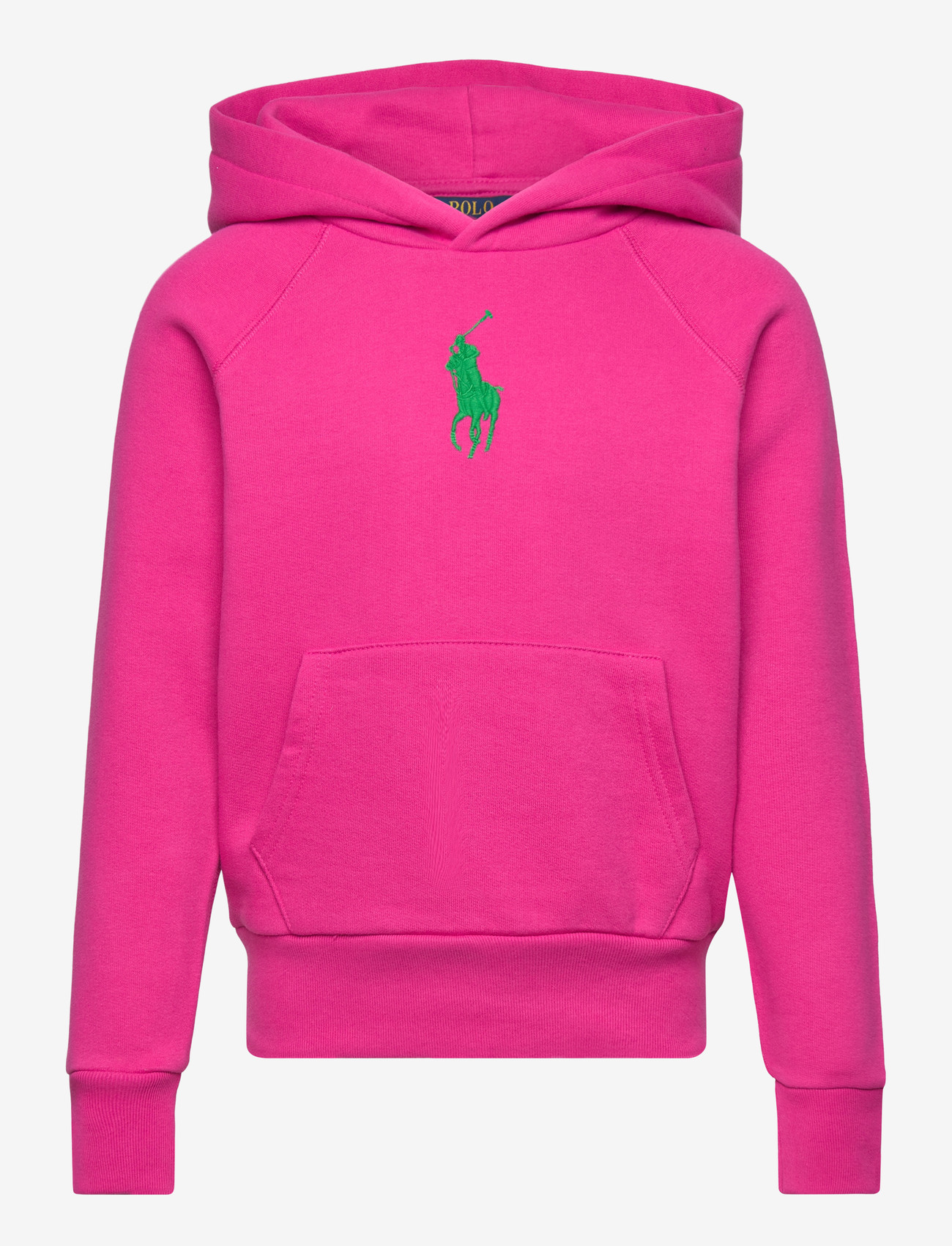 Ralph Lauren Kids - Big Pony Fleece Hoodie - kapuutsiga dressipluusid - college pink - 0