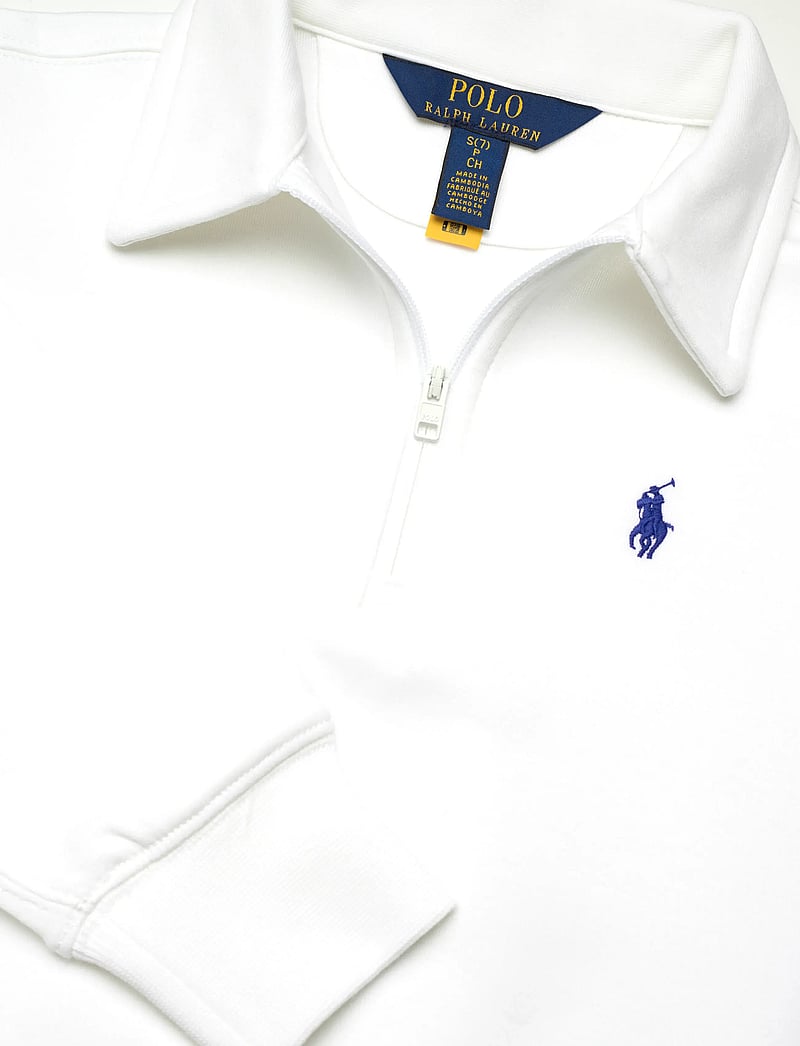 Ralph Lauren Kids - Double-Knit Collared Boxy Sweatshirt - sweatshirts - white - 2