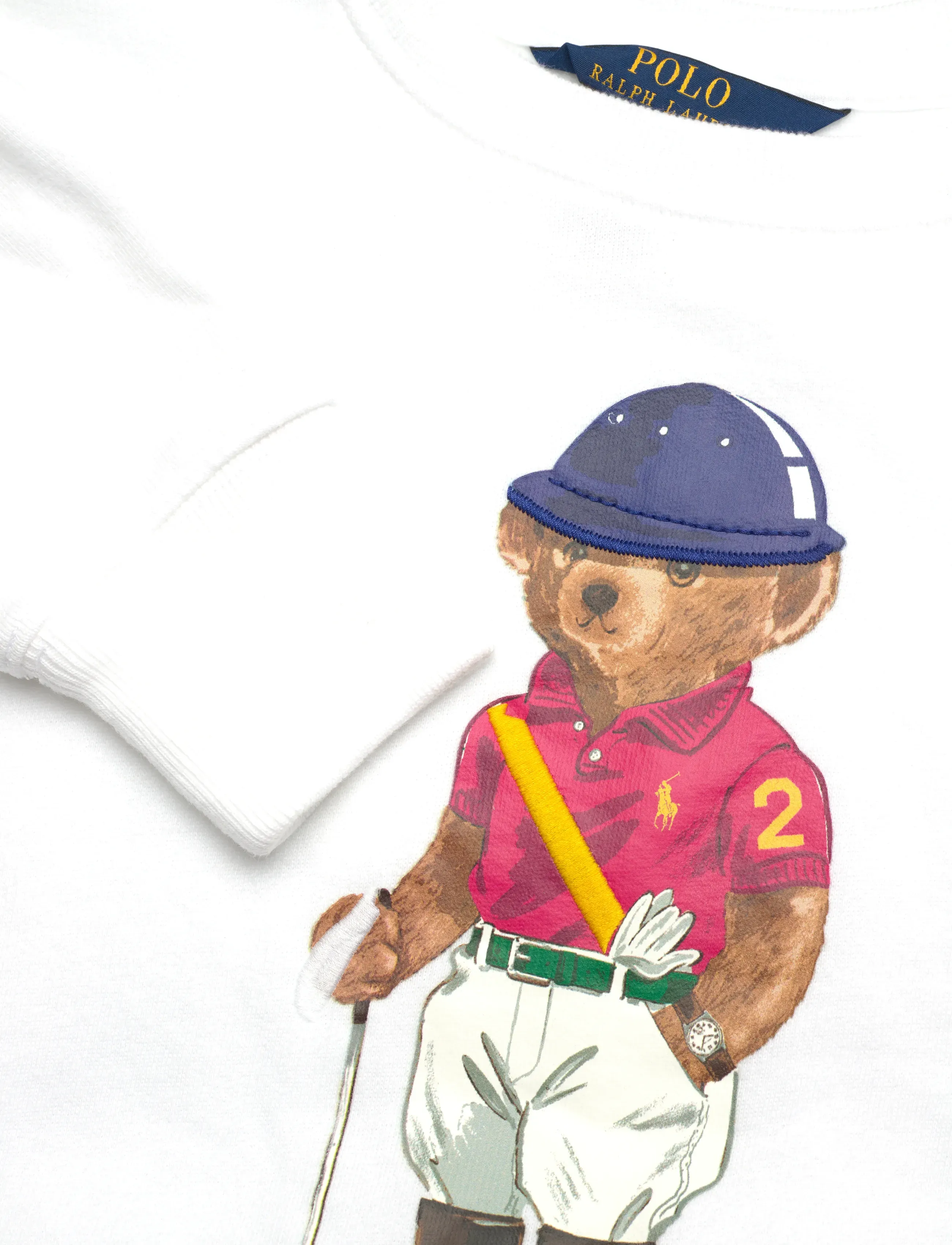 Ralph Lauren Kids - Polo Bear Fleece Boxy Sweatshirt - white - 2