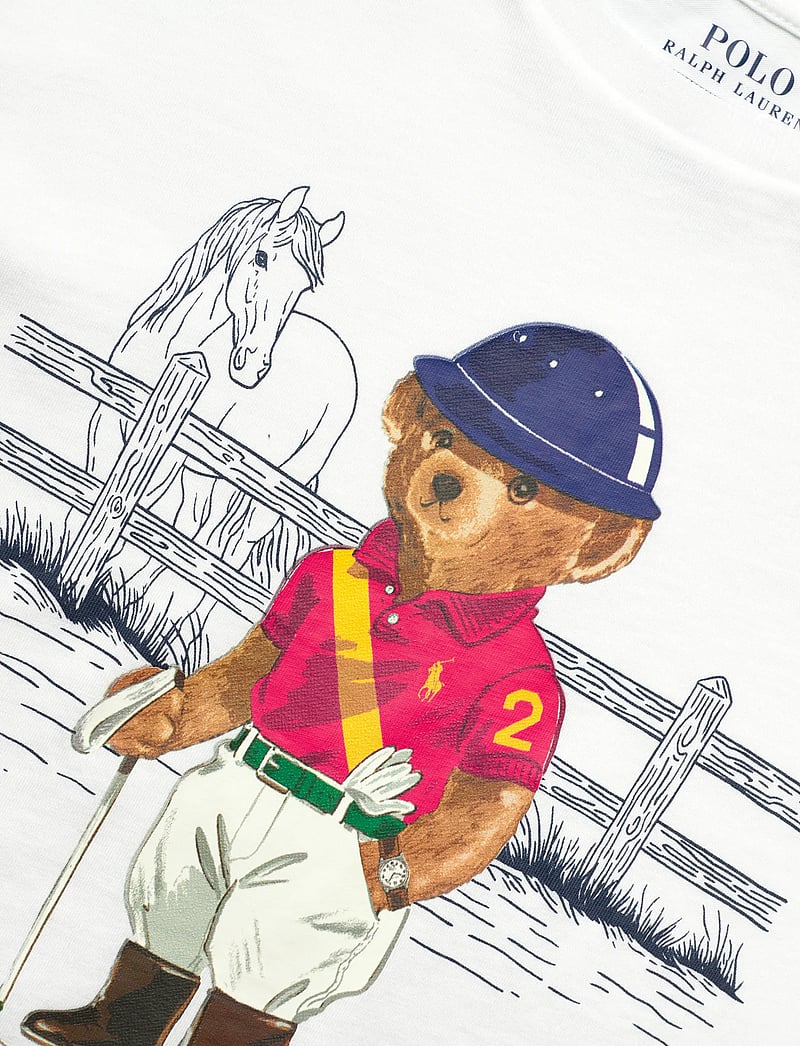 Ralph Lauren Kids - Polo Bear Cotton Jersey Tee - kurzärmelige - white - 2