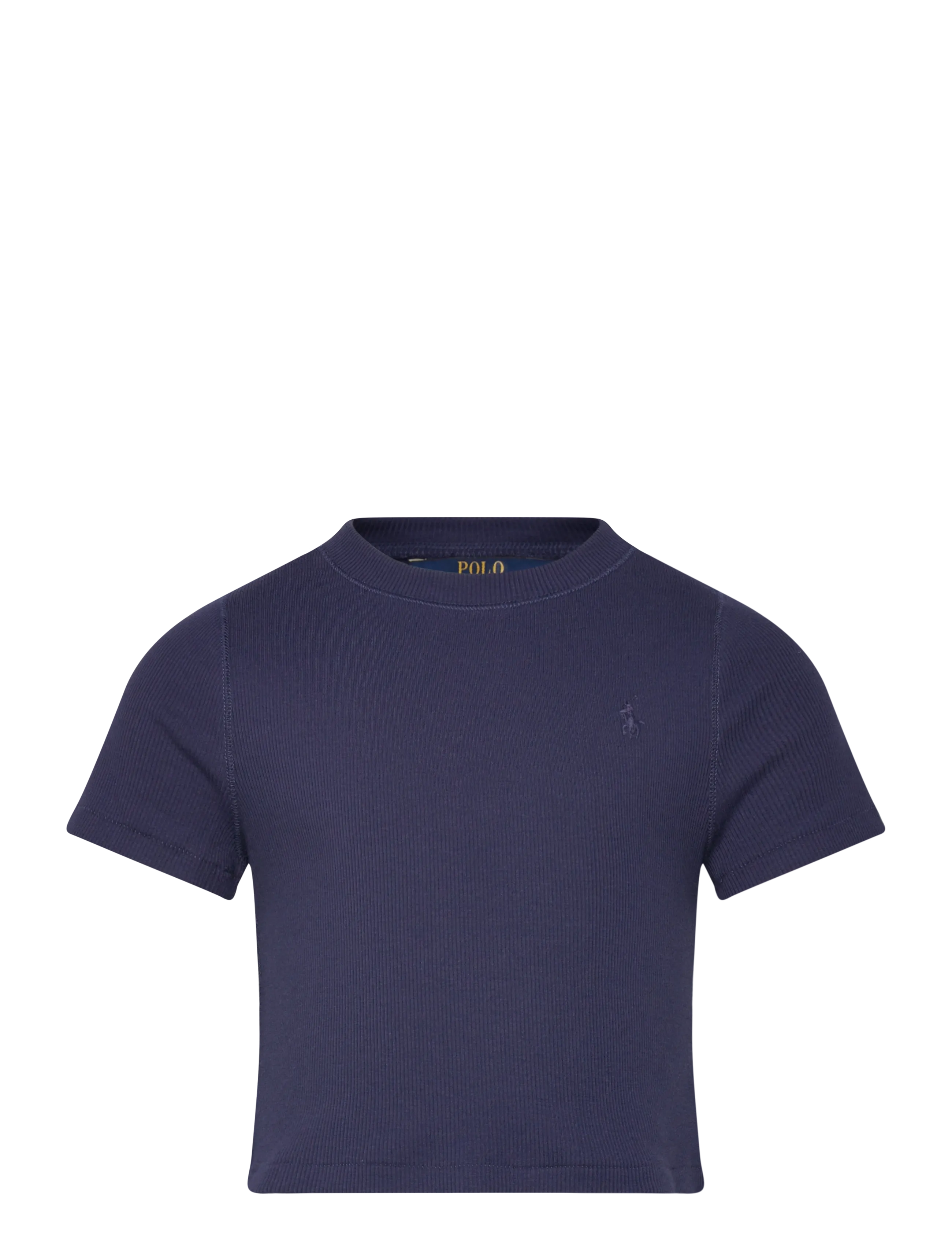 Ralph Lauren Kids Ribbed Boxy Tee - Kortærmede T-shirts - NEWPORT NAVY / navy