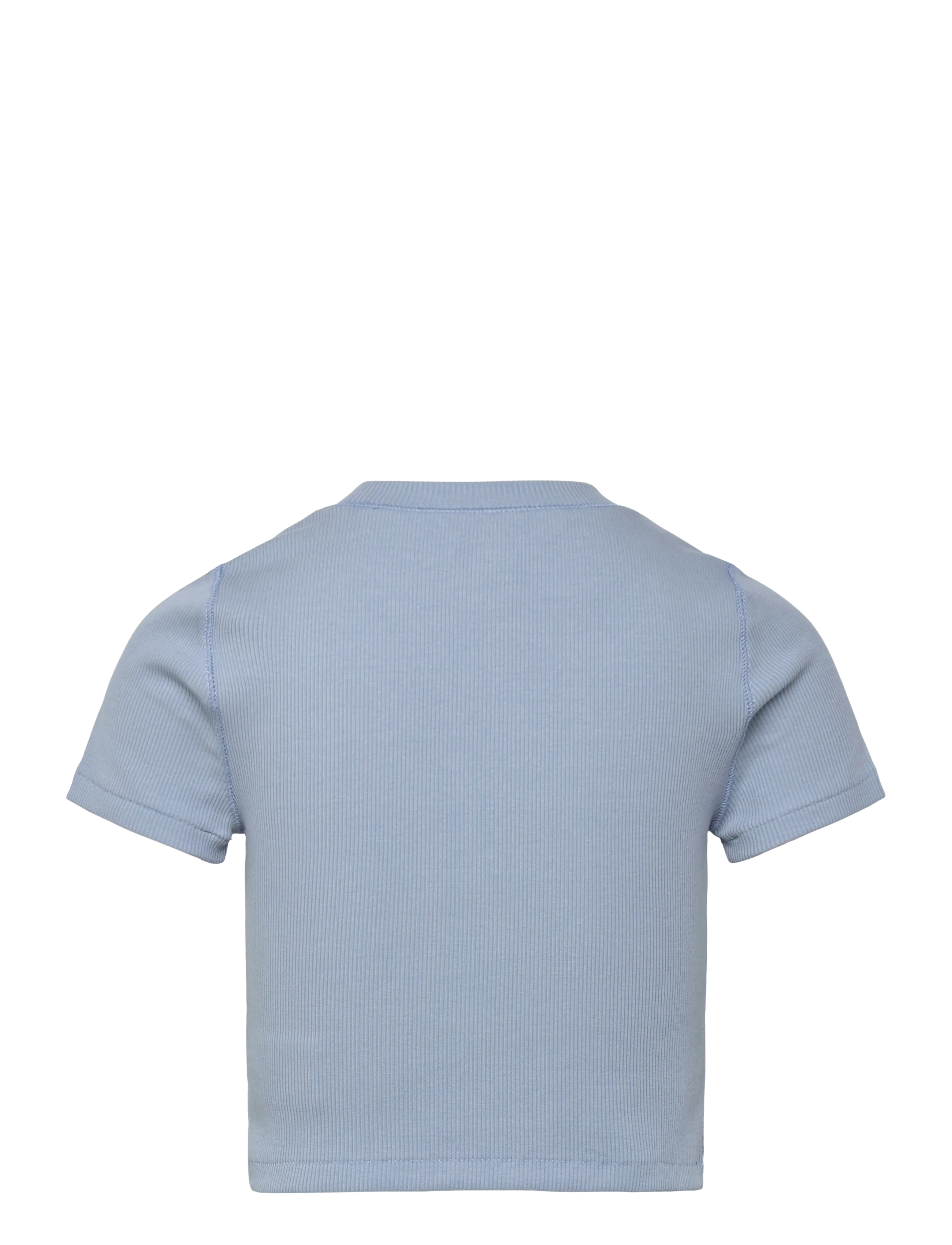 Ralph Lauren Kids - Ribbed Boxy Tee - kortærmede t-shirts - vessel blue - 1