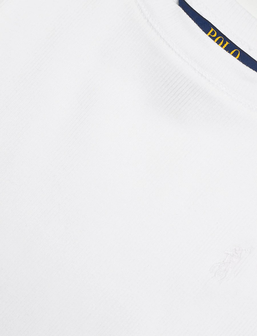 Ralph Lauren Kids - Ribbed Boxy Tee - kurzärmelige - white - 2