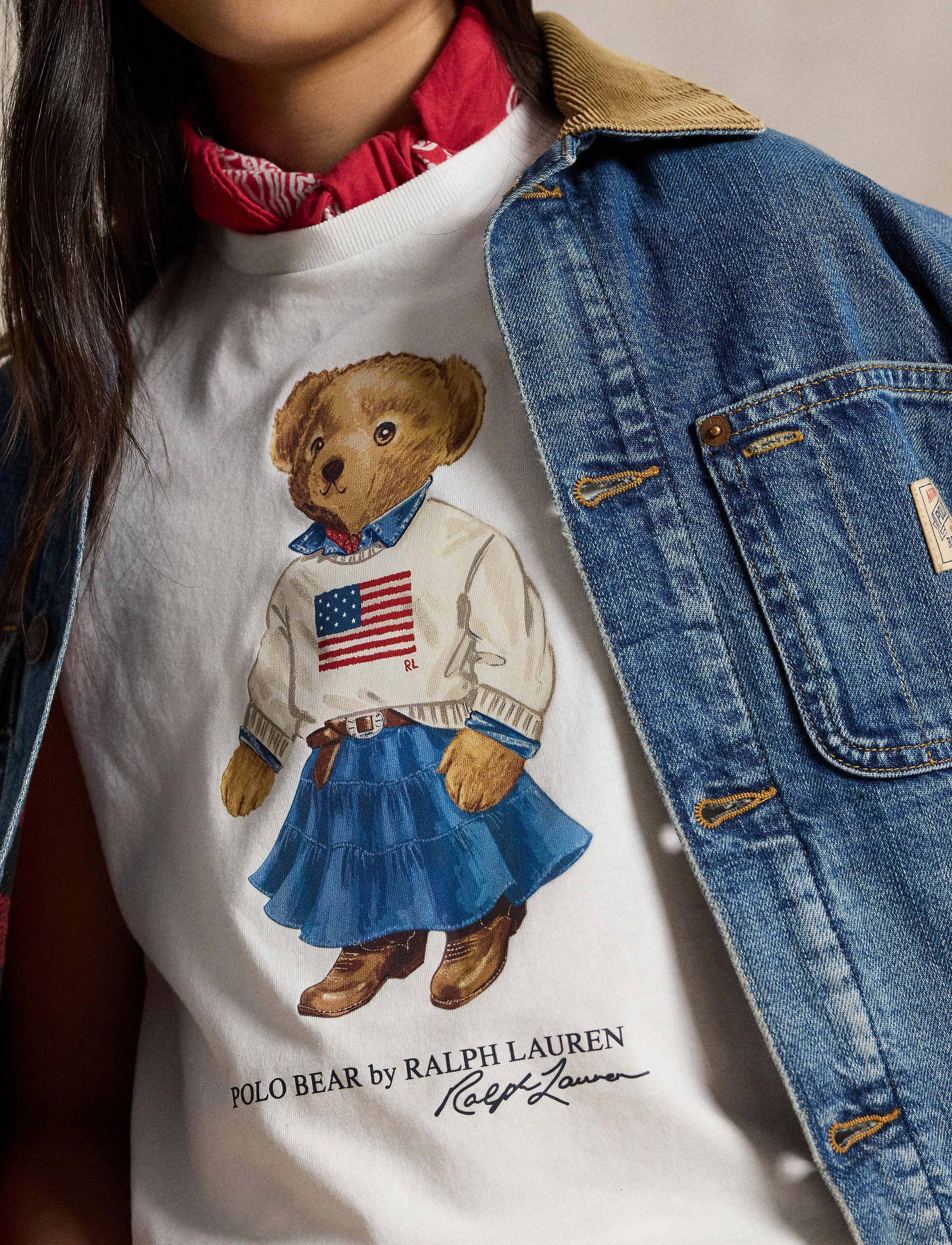 Ralph Lauren Kids 26/1 Jersey-Knt-T-Shirt, 154-158, White, T-Shirts > Kortærmede, Børn