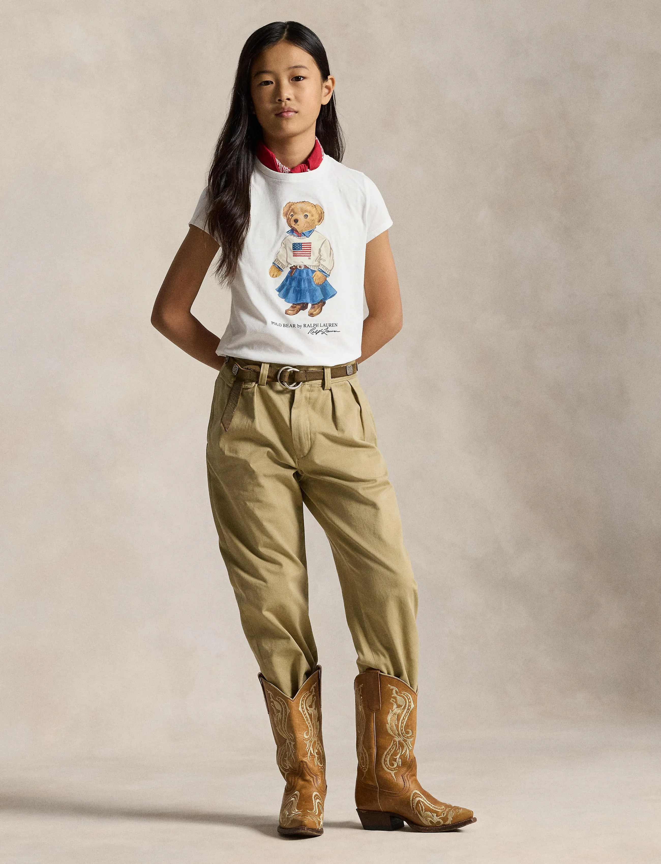 Ralph Lauren Kids 26/1 JERSEY-KNT-T-SHIRT - Kortermede t-skjorter - WHITE / white