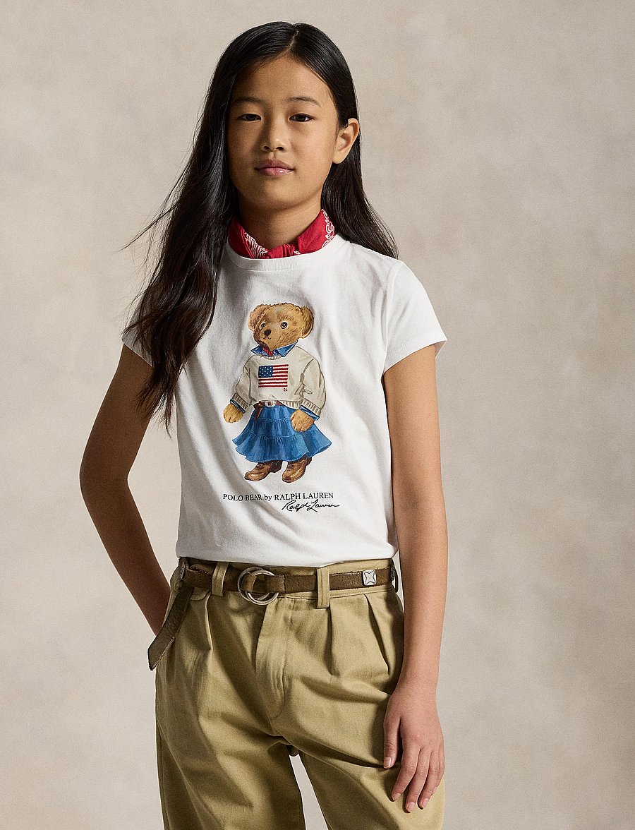 Ralph Lauren Kids - 26/1 JERSEY-KNT-T-SHIRT - lühikeste varrukatega t-särgid - white - 5