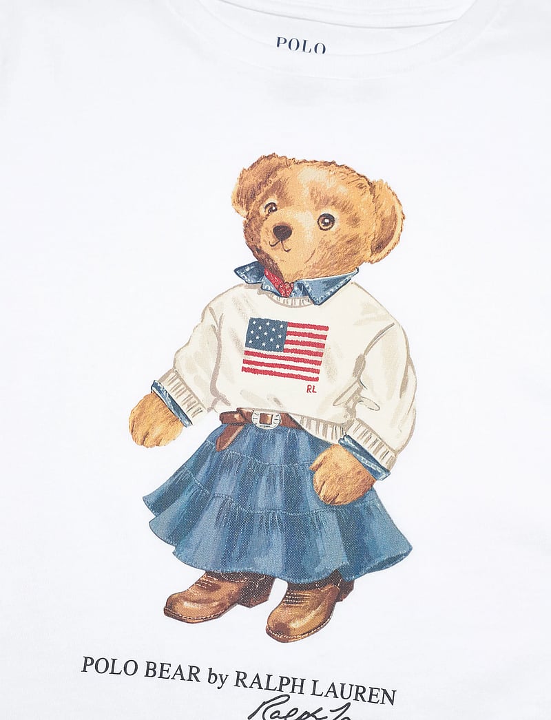 Ralph Lauren Kids - Polo Bear Cotton Jersey Tee - lühikeste varrukatega t-särgid - white - 2