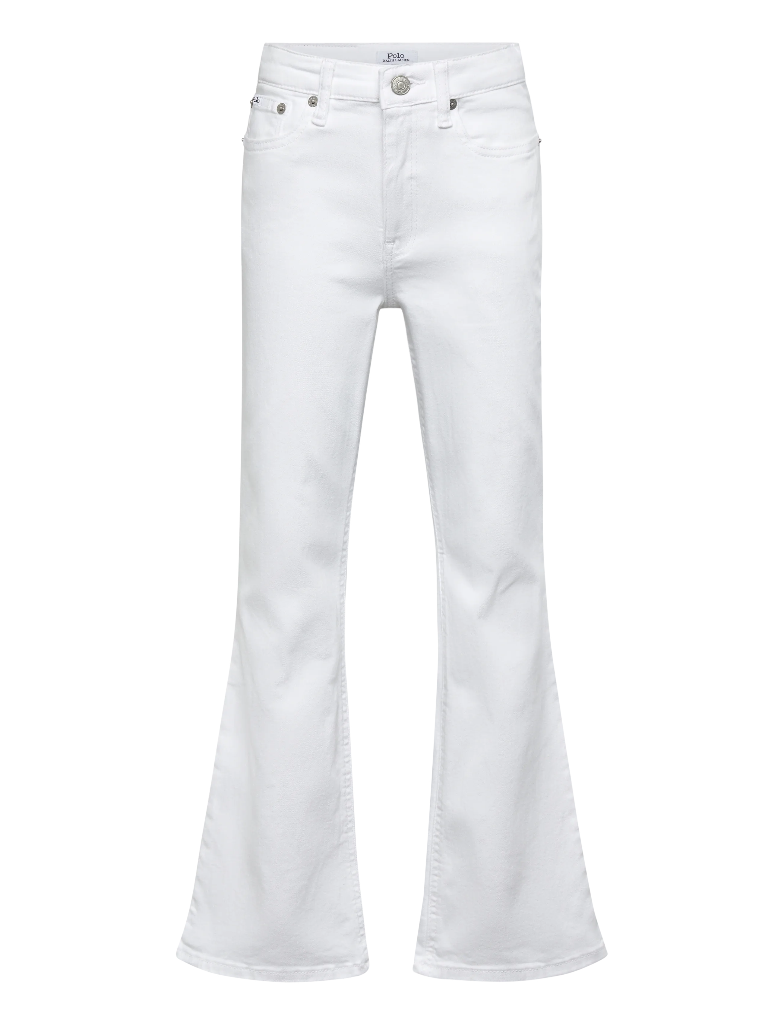 Ralph Lauren Kids Flared Stretch Denim Jean, 137-140, White, Jeans > Bootcut-Jeans, Børn
